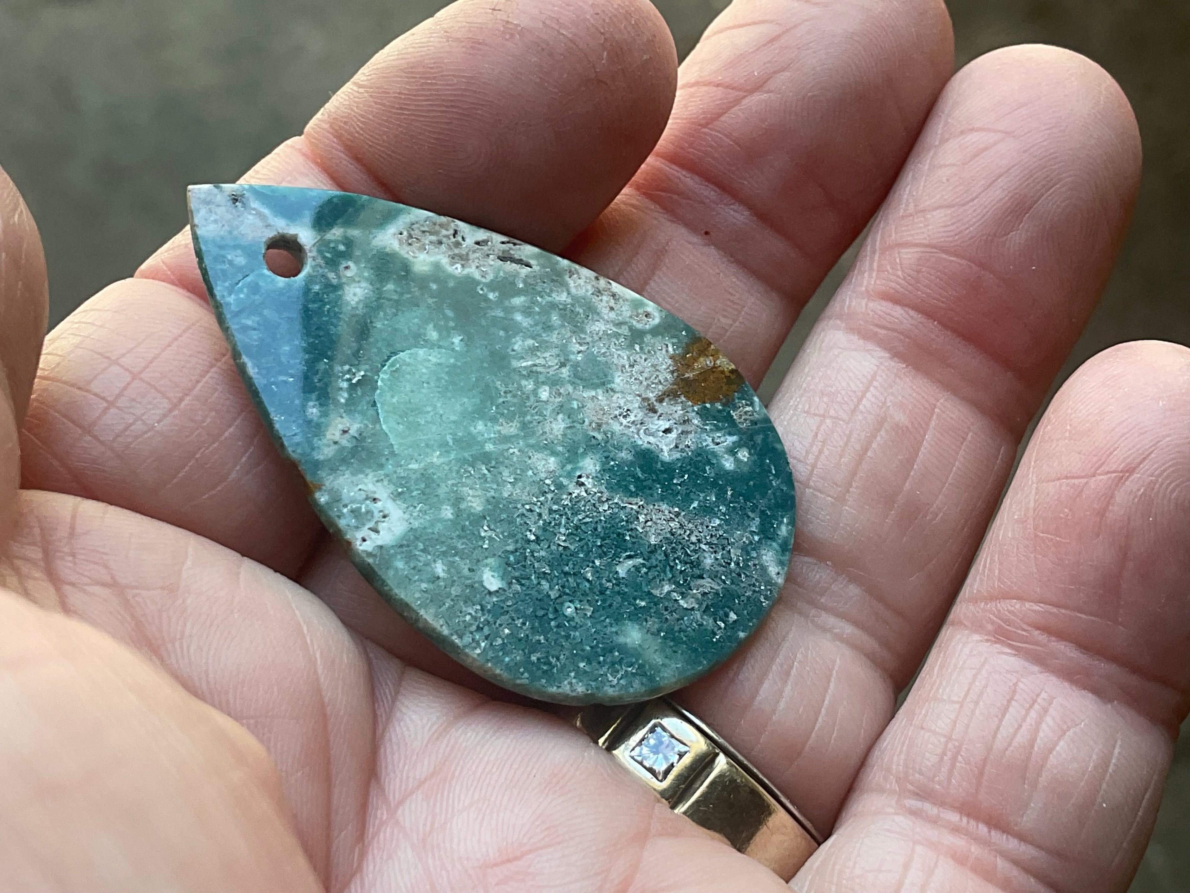 11g Ocean Jasper Pendant A