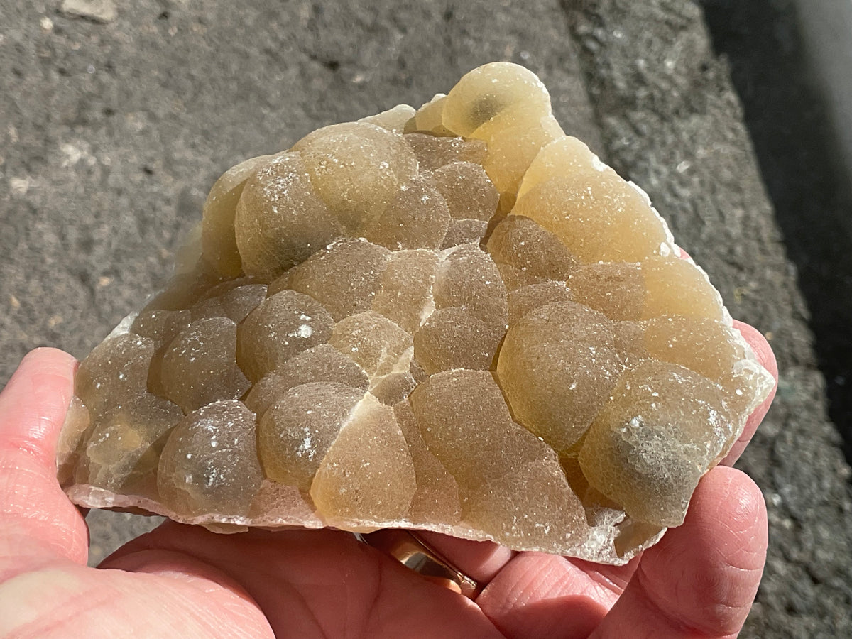 366g Yellow Botryoidal Fluorite Specimen C from Henan, China