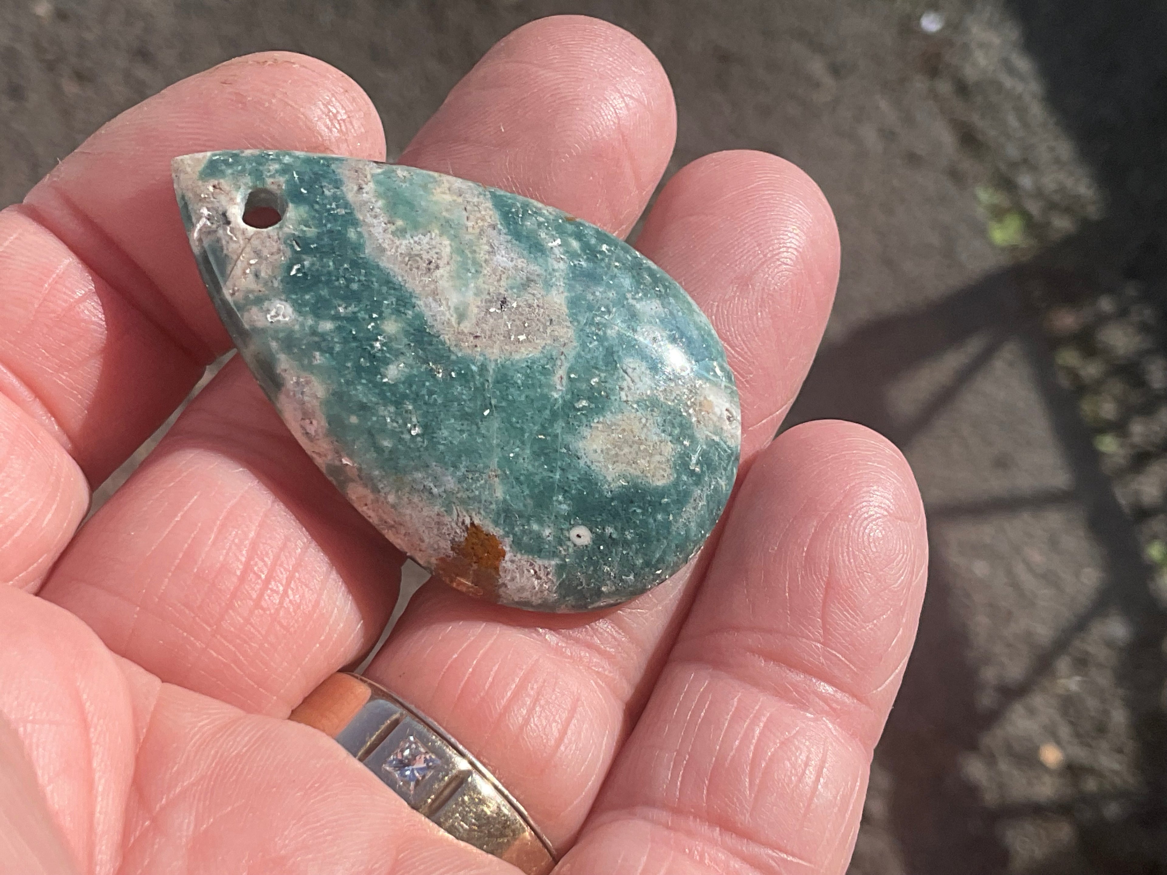 11g Ocean Jasper Pendant A