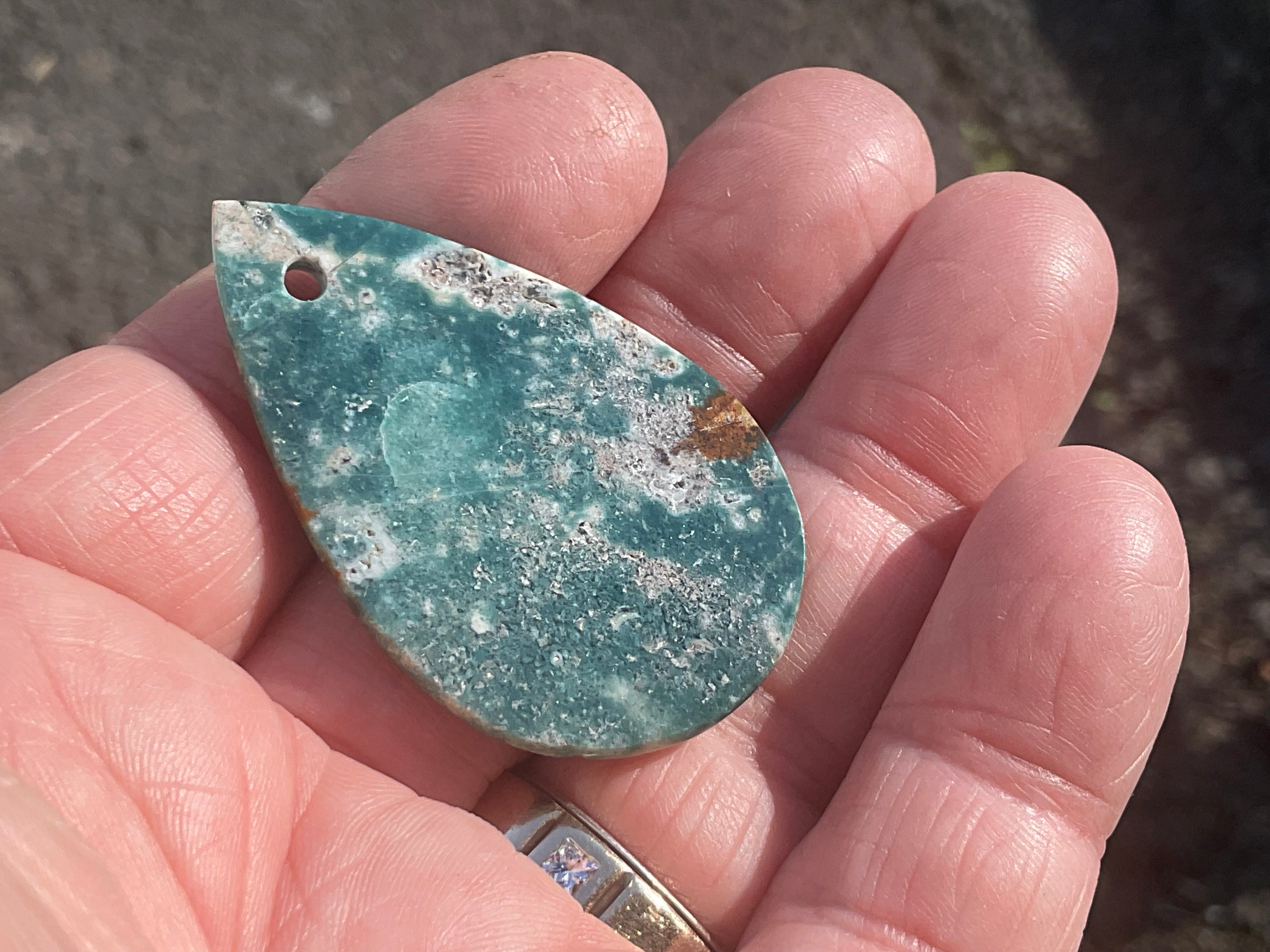 11g Ocean Jasper Pendant A