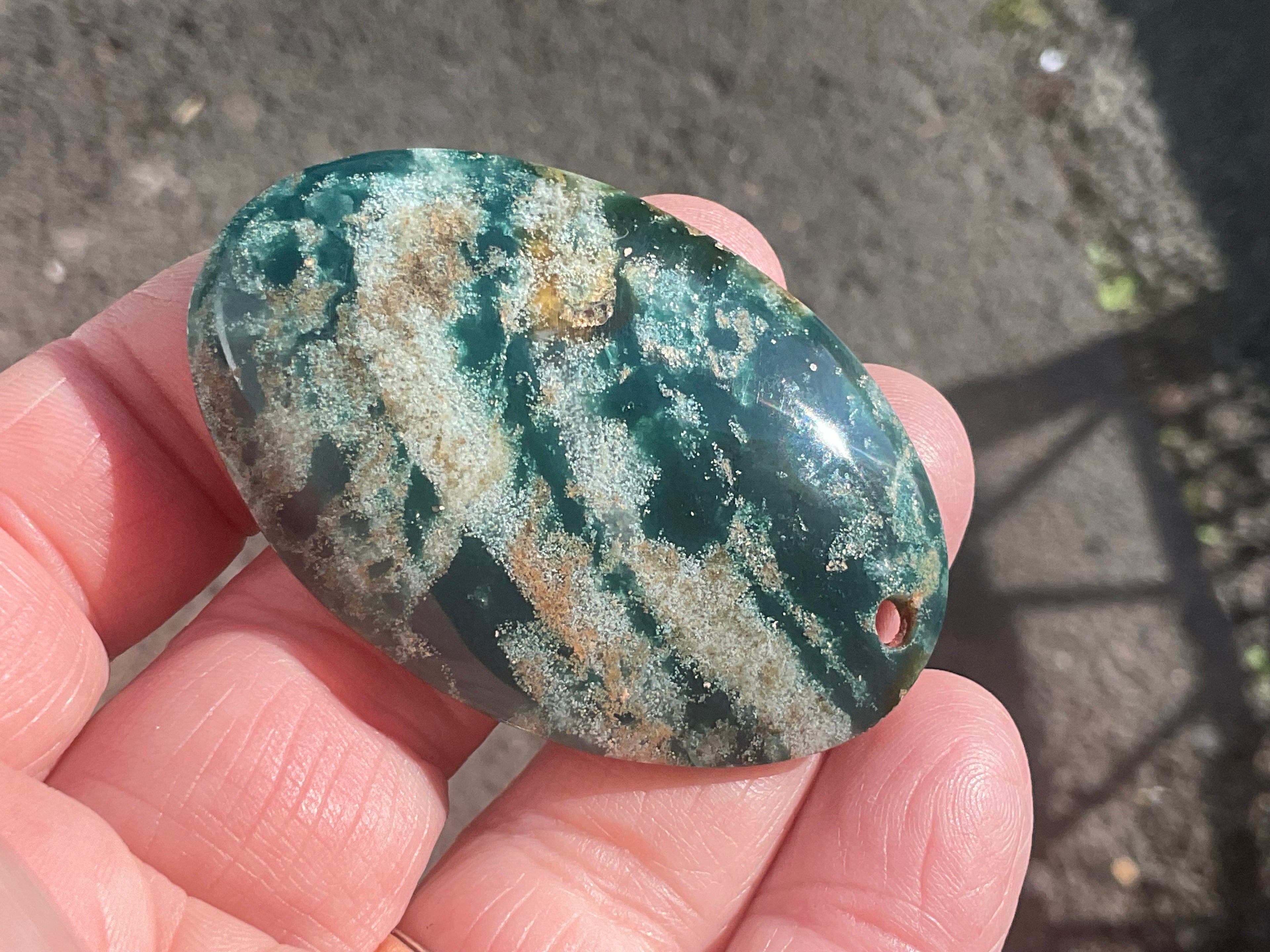 20g Ocean Jasper Pendant B
