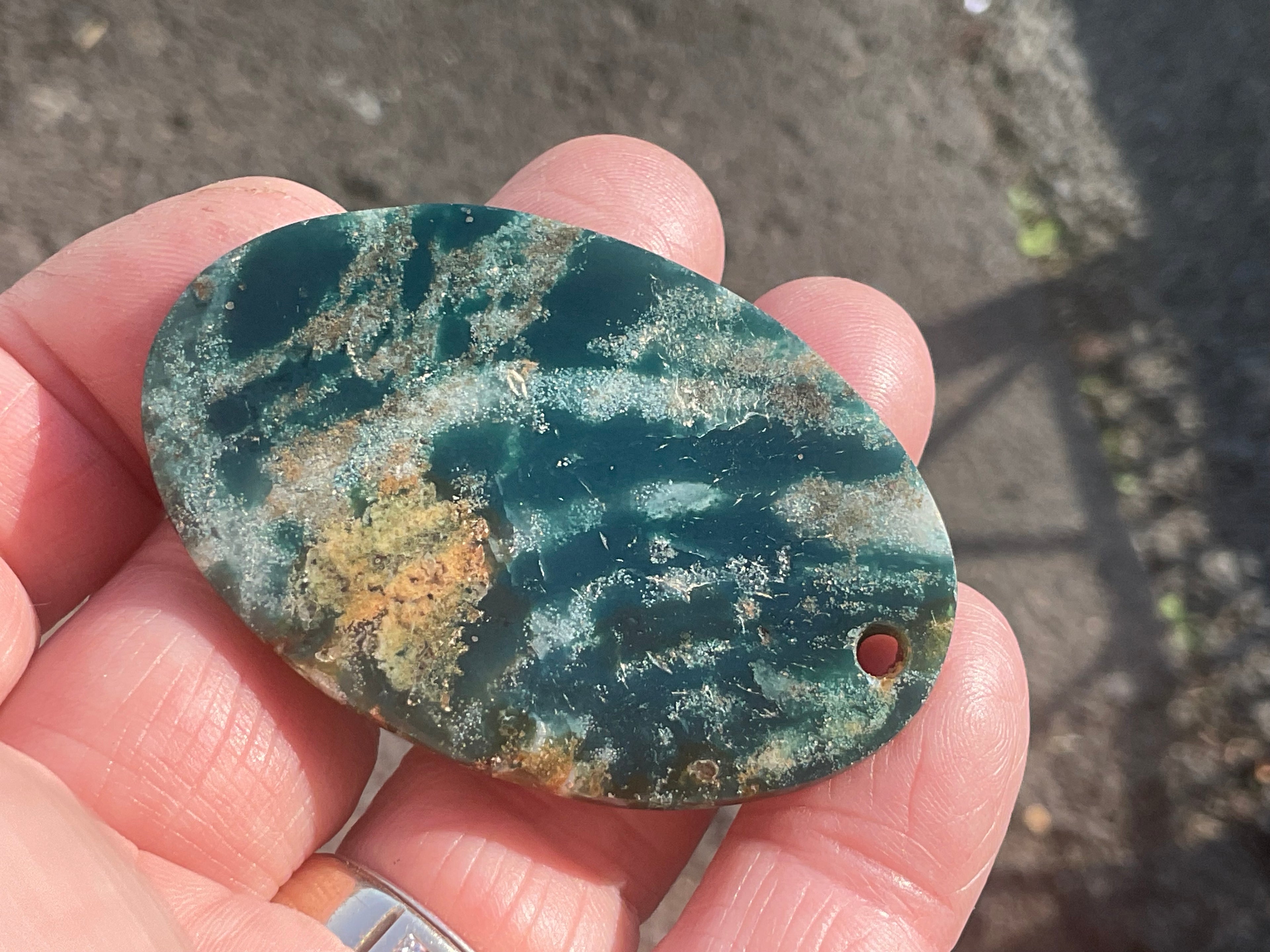 20g Ocean Jasper Pendant B