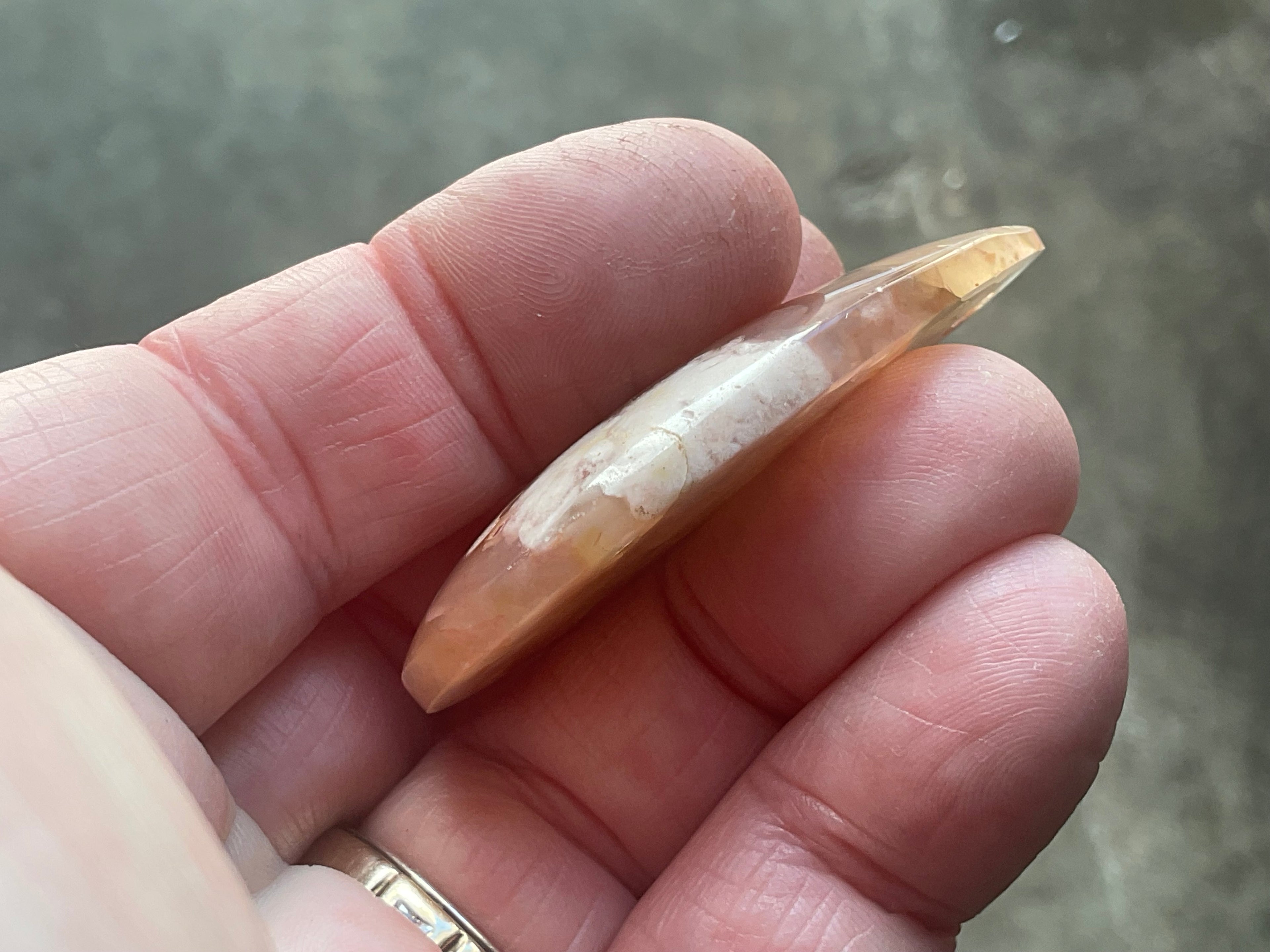 20g Flower Agate Pendant B