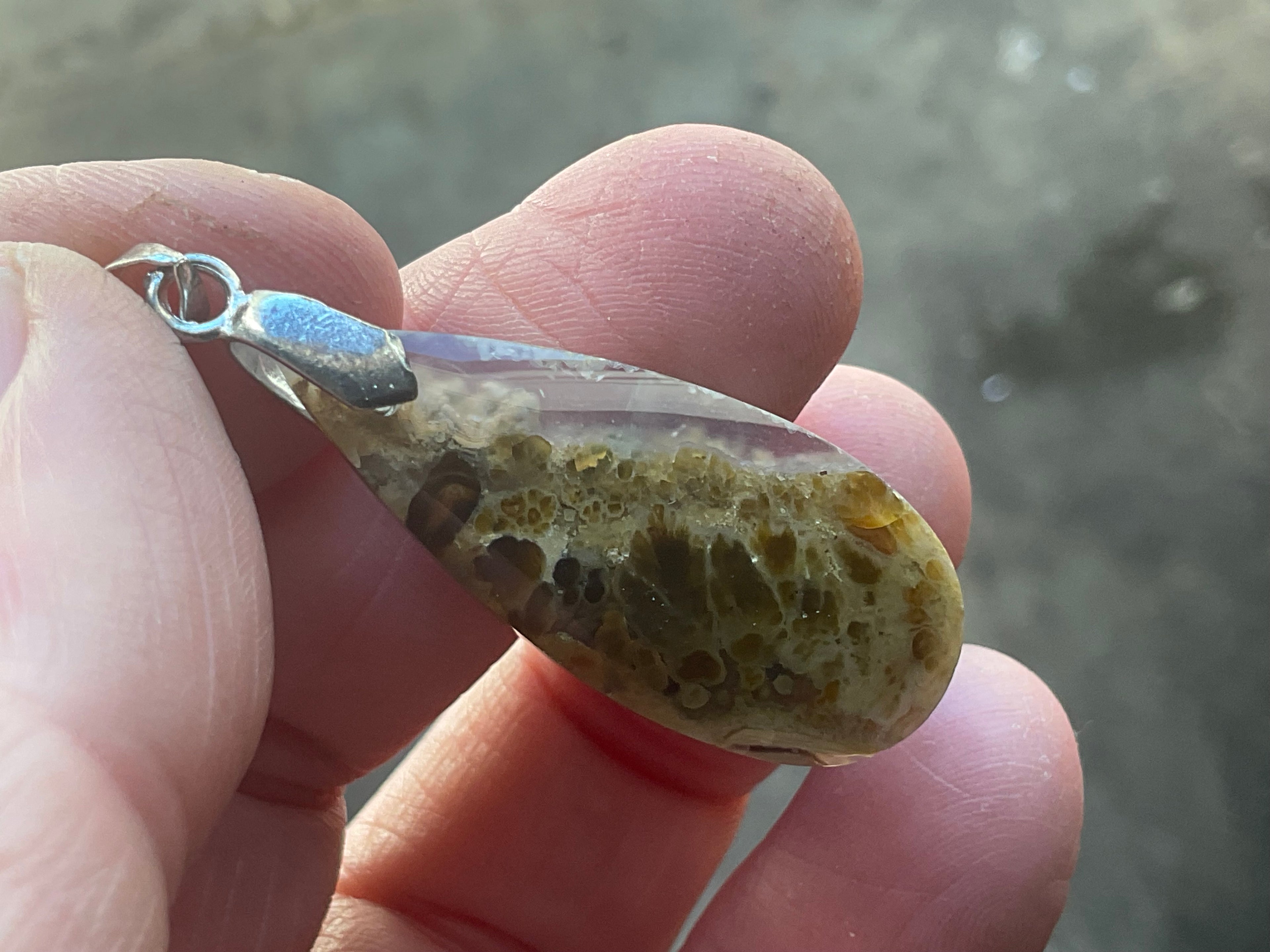 Indonesian Plume Agate Pendants 2A
