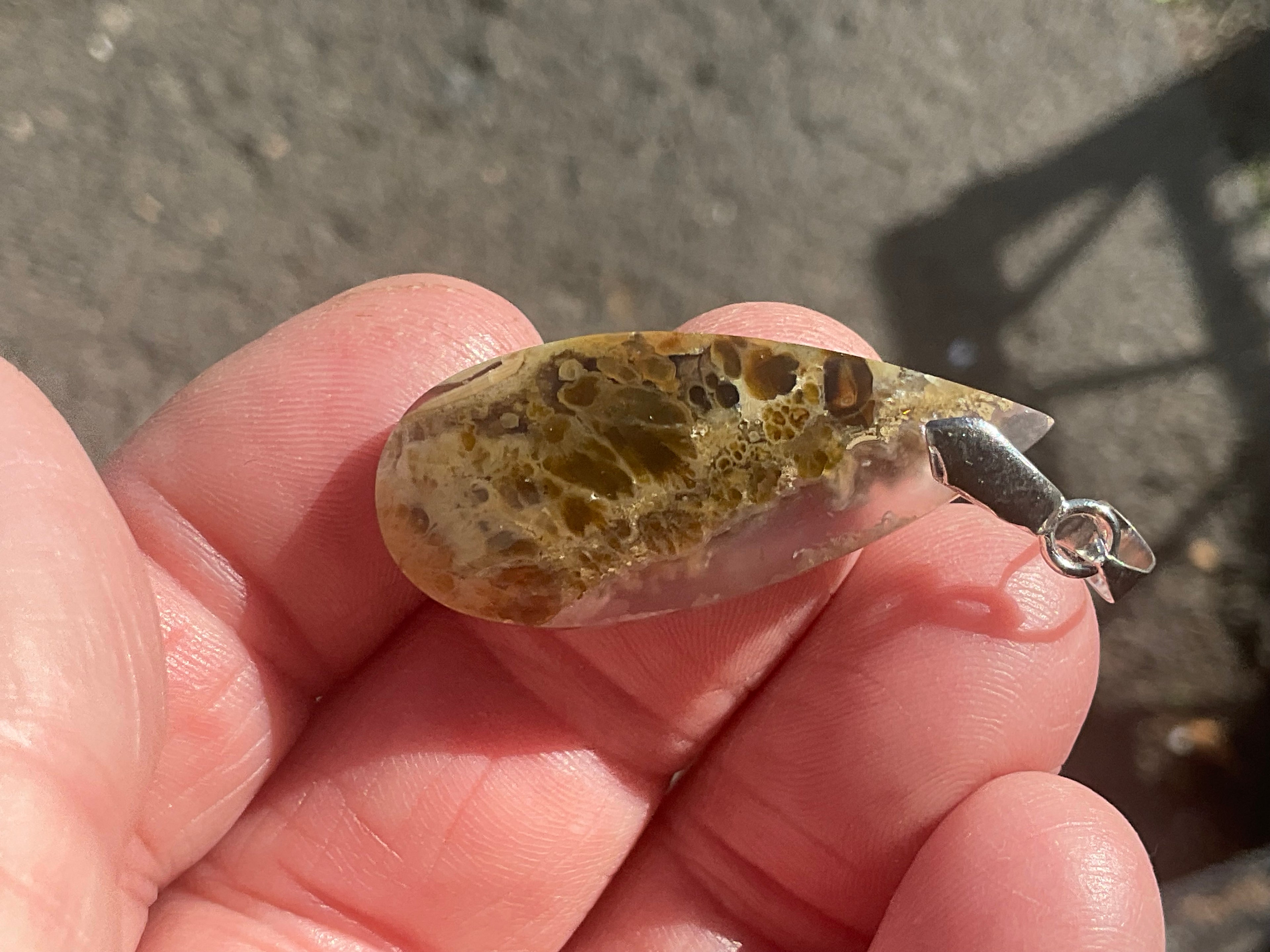 Indonesian Plume Agate Pendants 2A