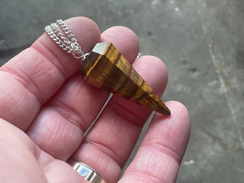 11g Tigers Eye Pendulum C