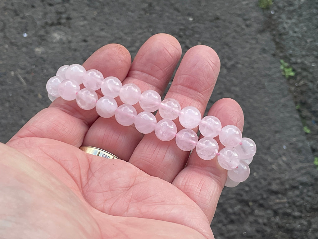 8mm Rose Quartz Bead Bracelet