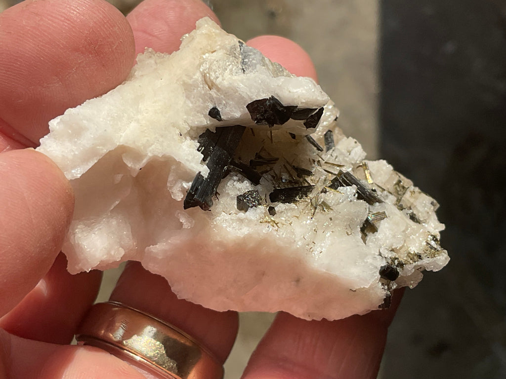 68g Green Elbaite (Tourmaline) in Albite Specimen 1A from Pakistan