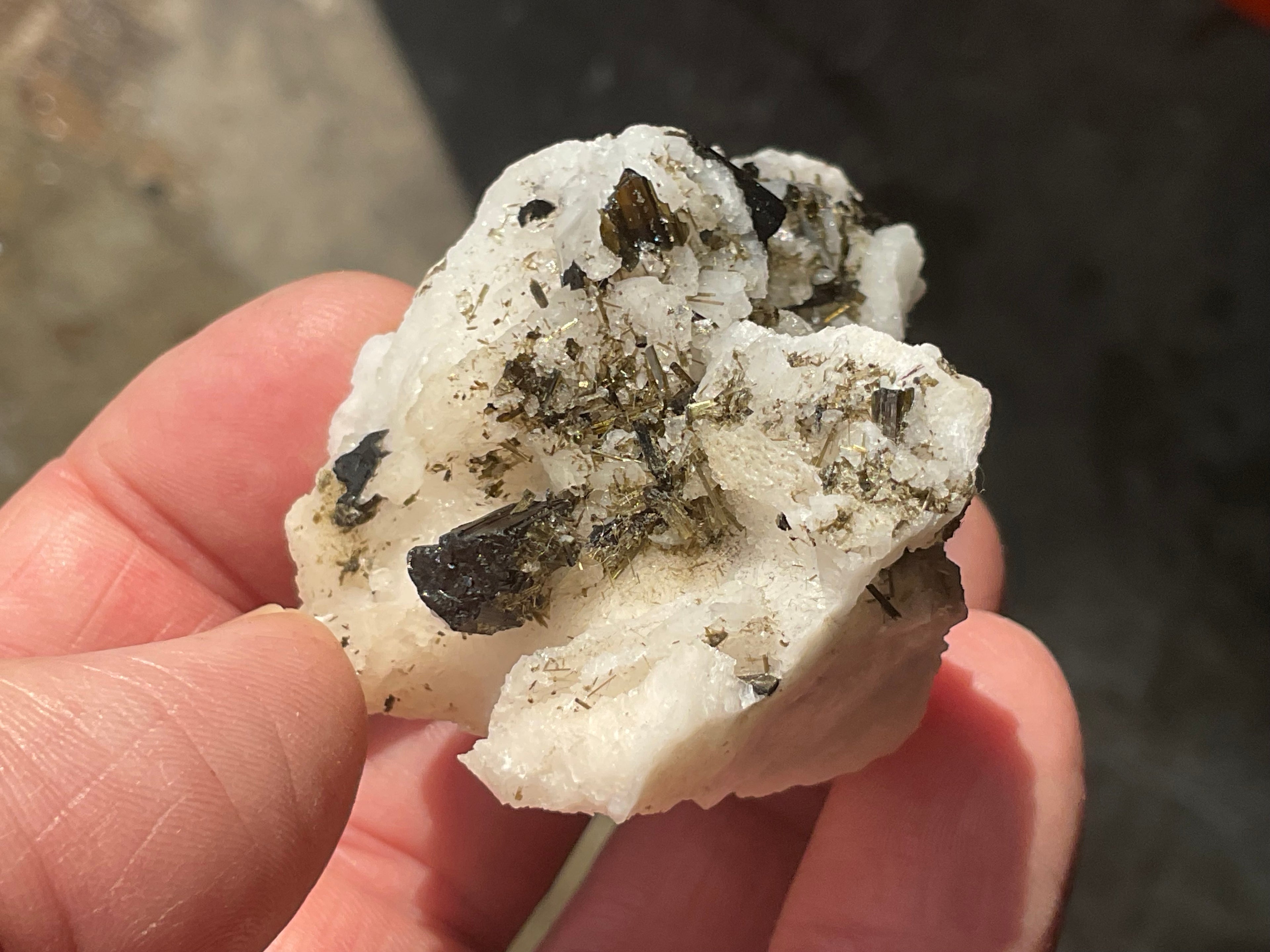 76g Green Elbaite (Tourmaline) in Albite Specimen 1B from Pakistan