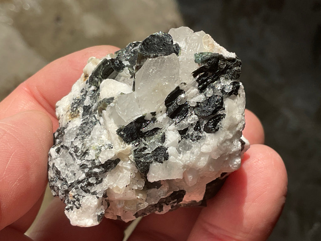 88g Green Elbaite (Tourmaline) in Albite Specimen 1C from Pakistan