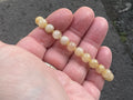 8mm Golden Rutile Quartz Bead Bracelet C