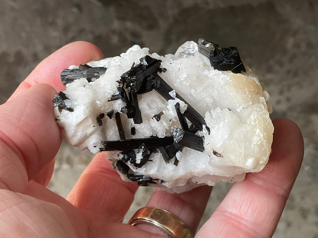 200g Green Elbaite (Tourmaline) in Albite Specimen 2B from Pakistan