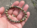 8mm Mt Hay Rhyolite (Amulet Stone) Bead Bracelet