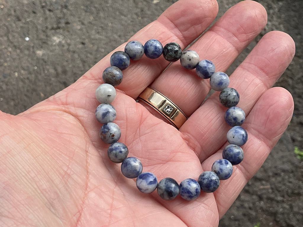 8mm Sodalite Bead Bracelet