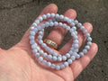 6mm Blue Lace Agate Bead Bracelet