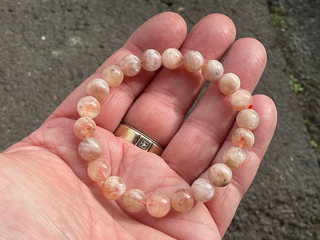Crazy Lace Agate 8mm Bead Bracelet