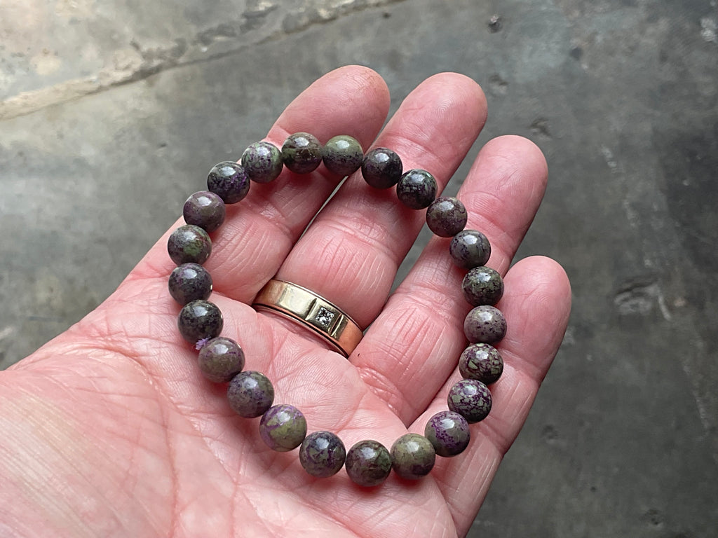 Hematite Round 8mm Bead Bracelet