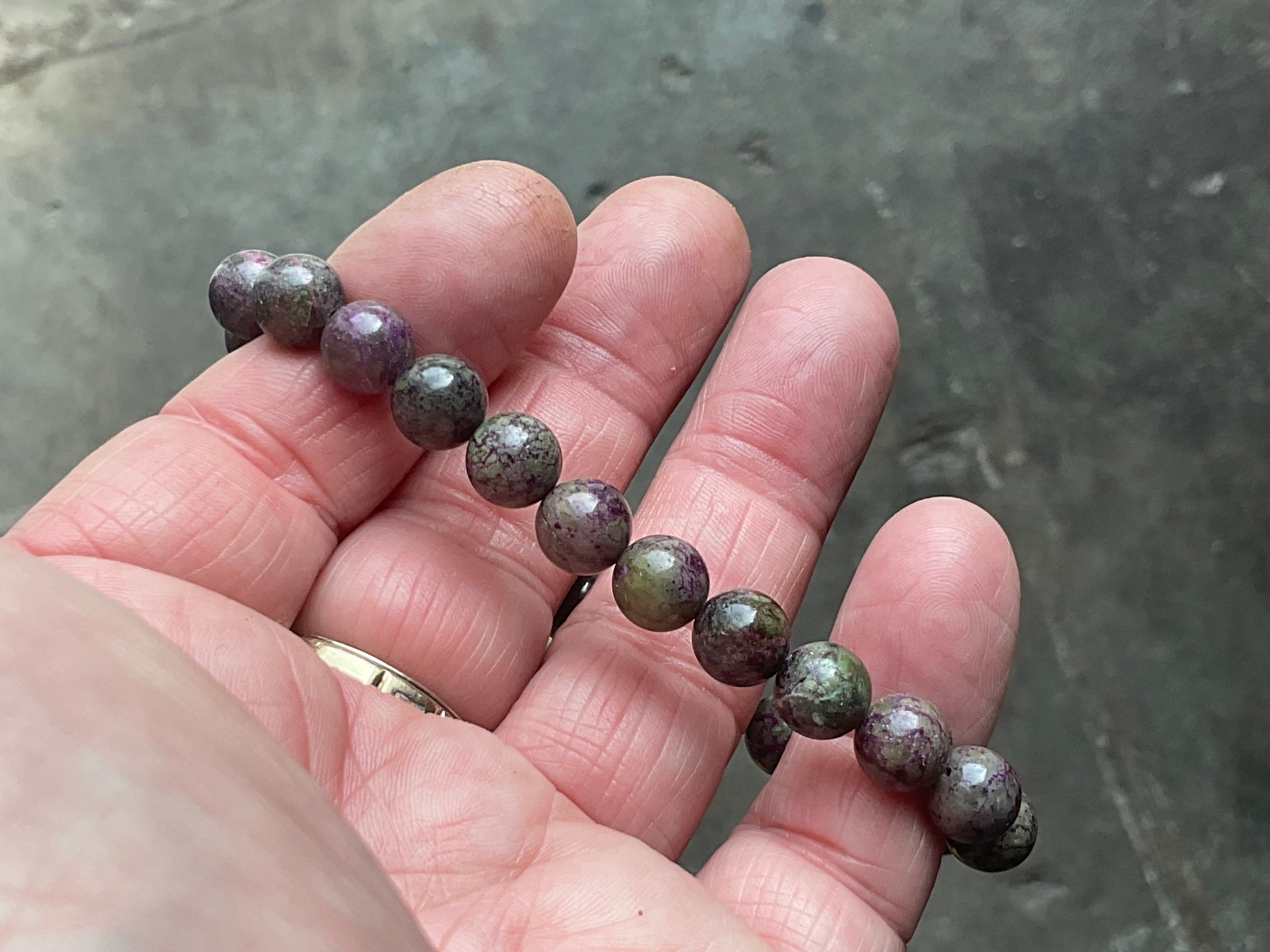 Atlantisite 8mm Bead Bracelet