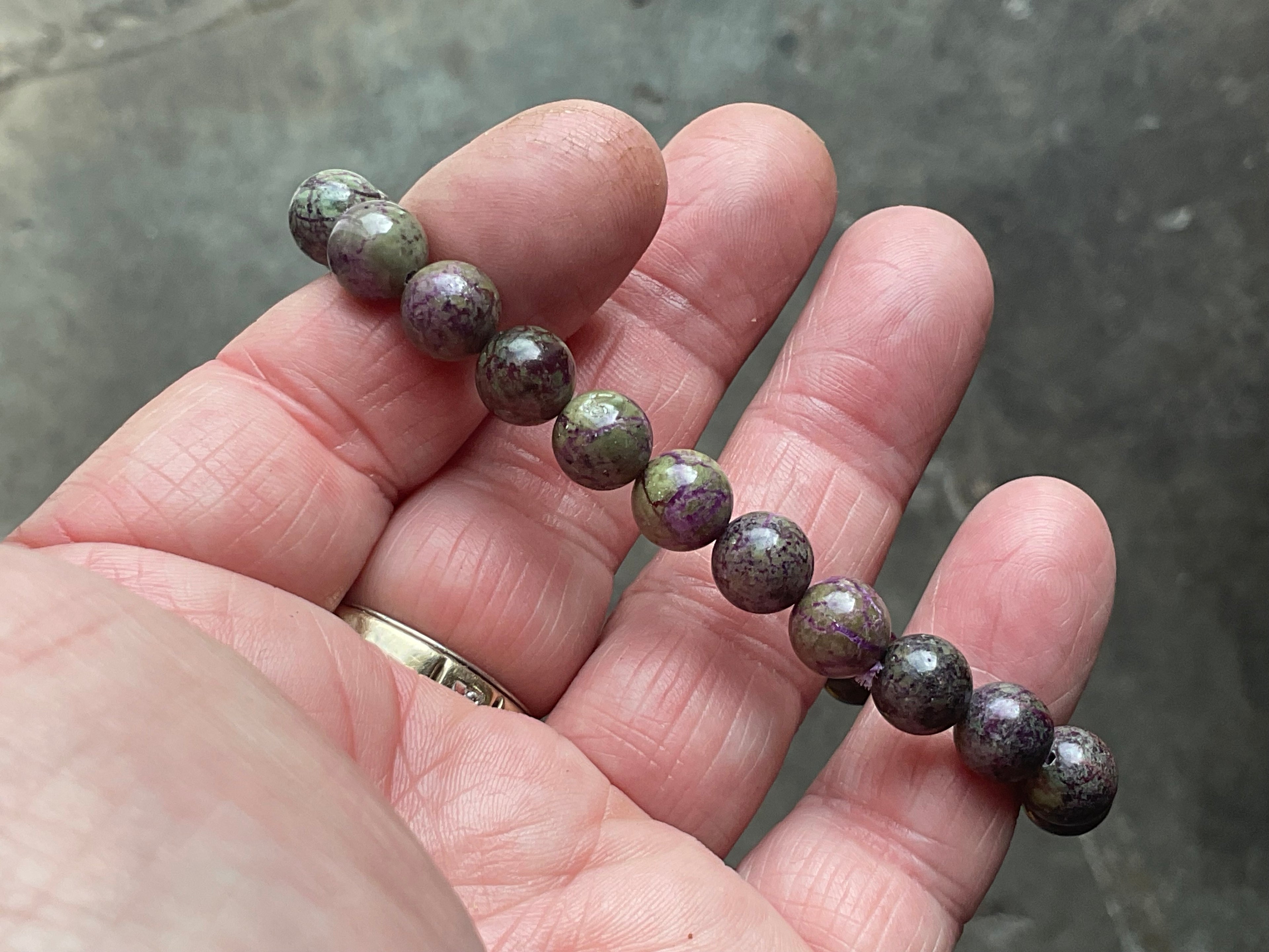 Atlantisite 8mm Bead Bracelet