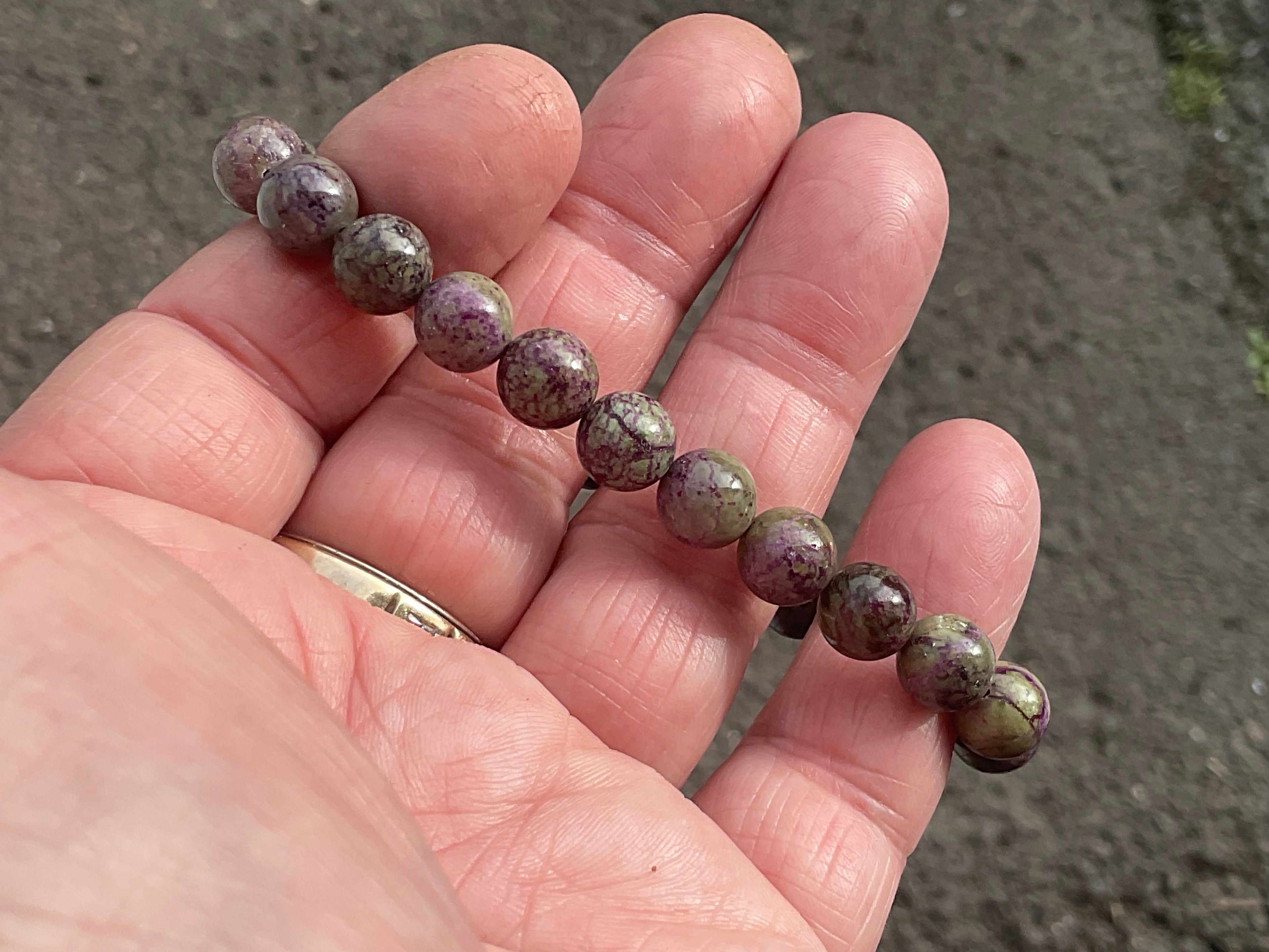 Atlantisite 8mm Bead Bracelet