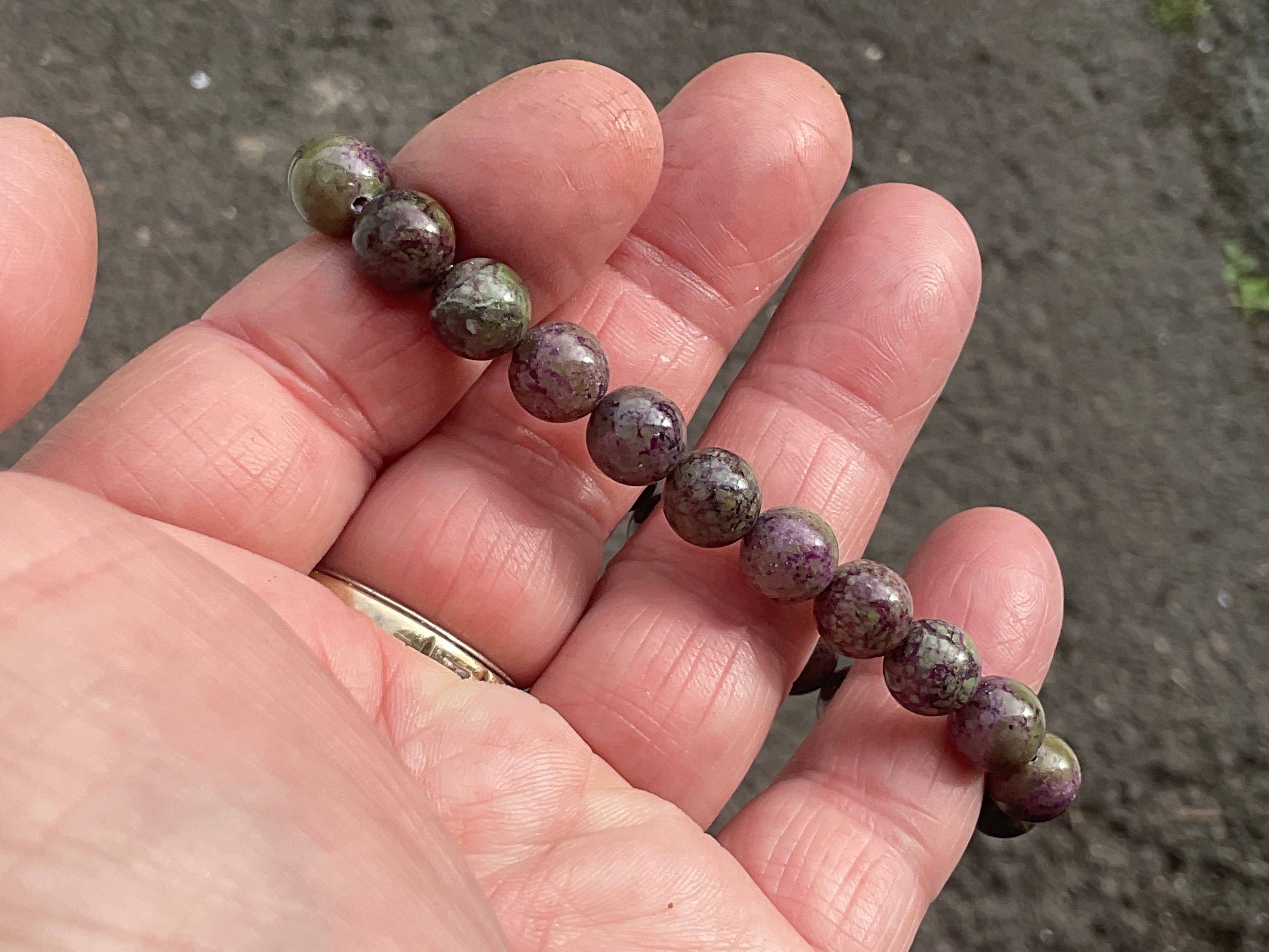 Atlantisite 8mm Bead Bracelet