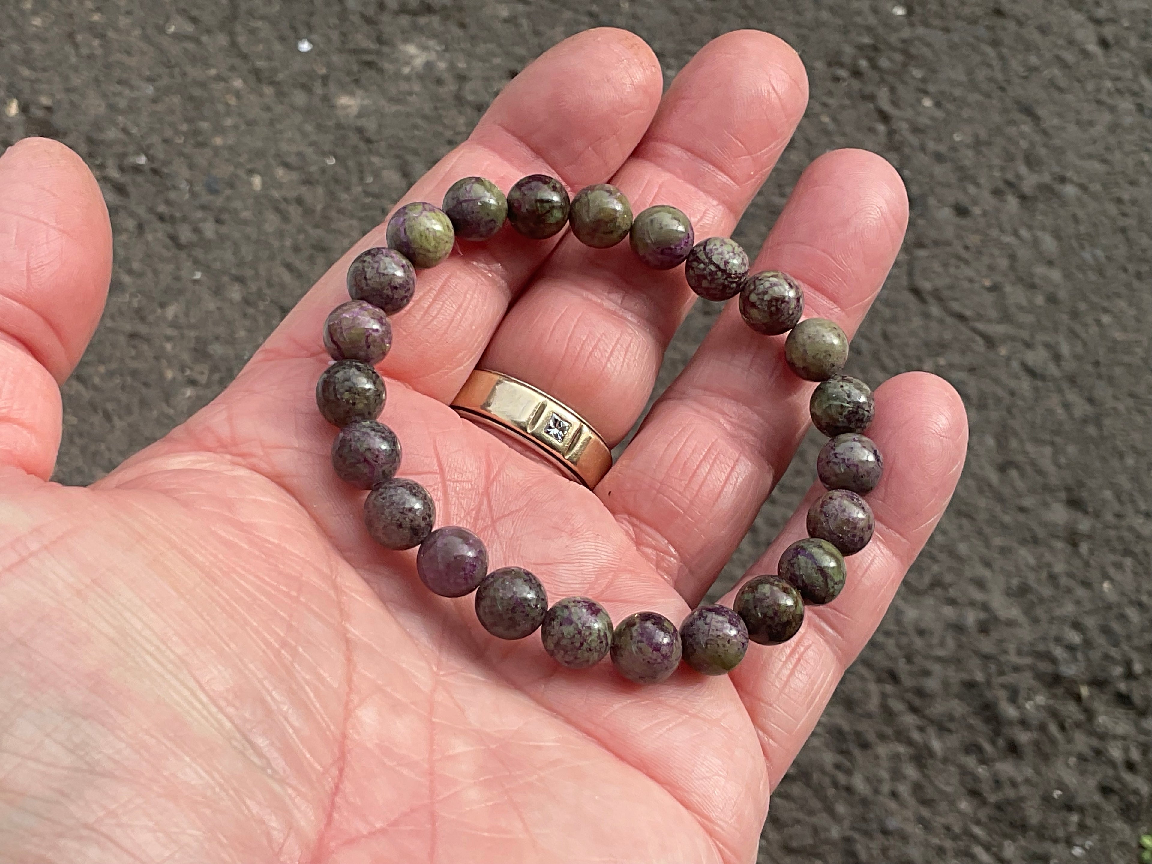 Atlantisite 8mm Bead Bracelet