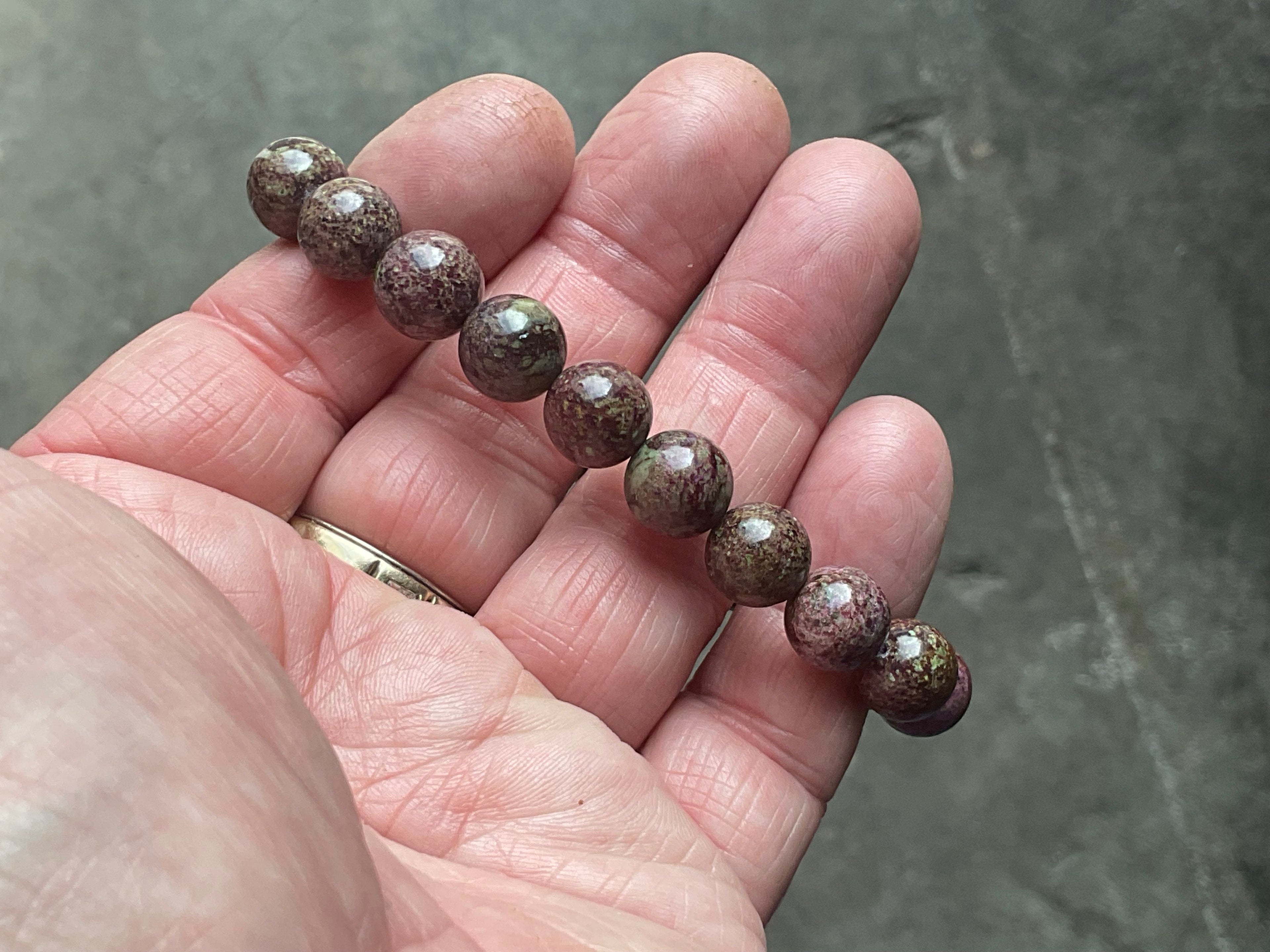 Atlantisite 10mm Bead Bracelet