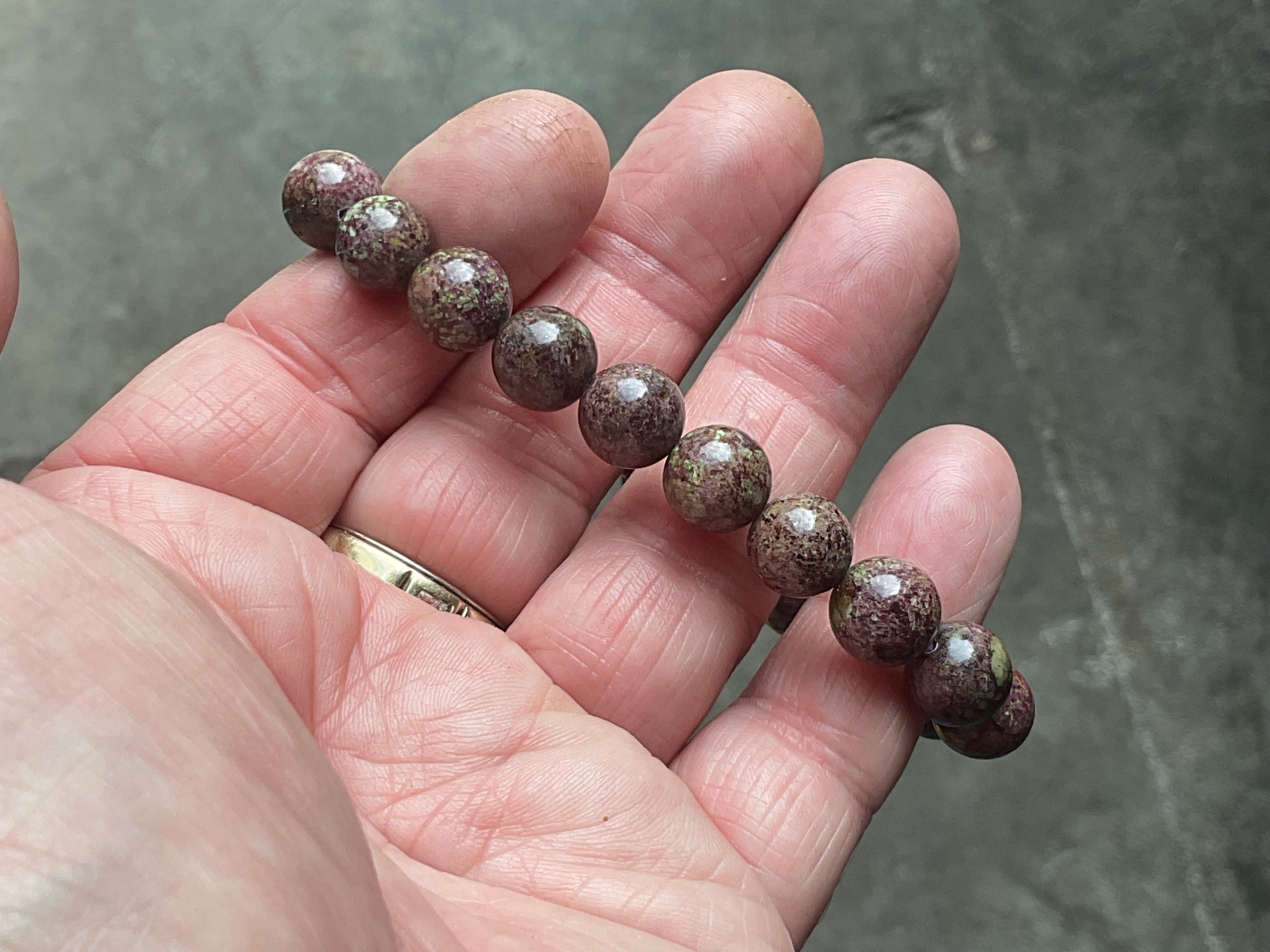 Atlantisite 10mm Bead Bracelet