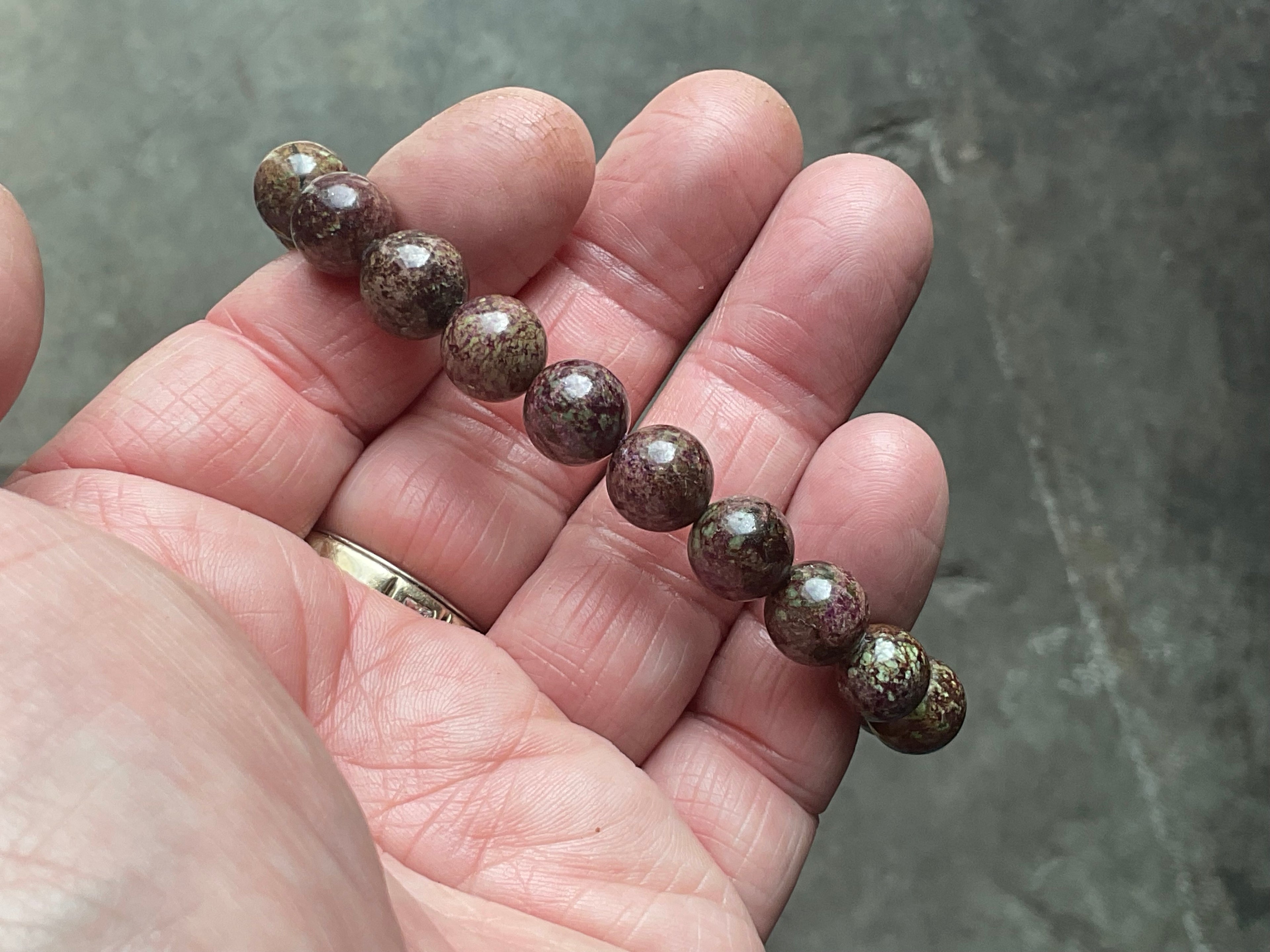 Atlantisite 10mm Bead Bracelet