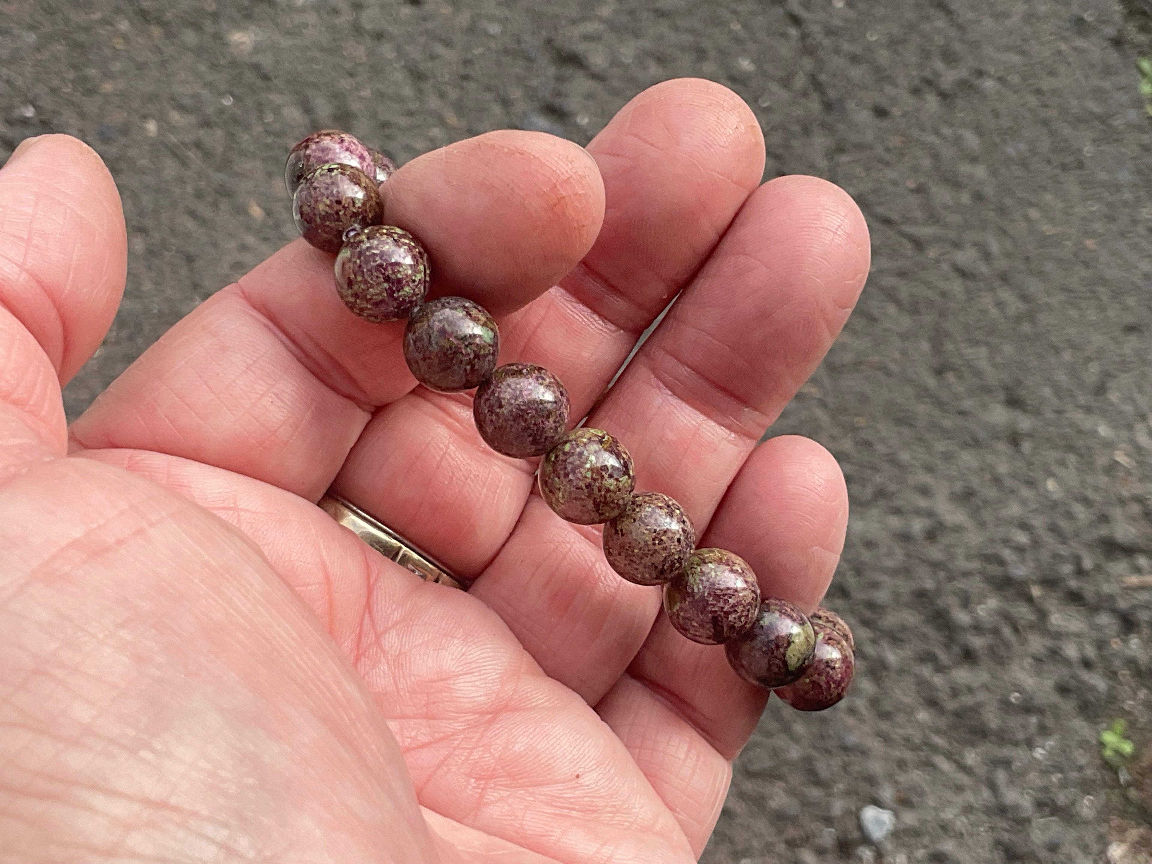 Atlantisite 10mm Bead Bracelet