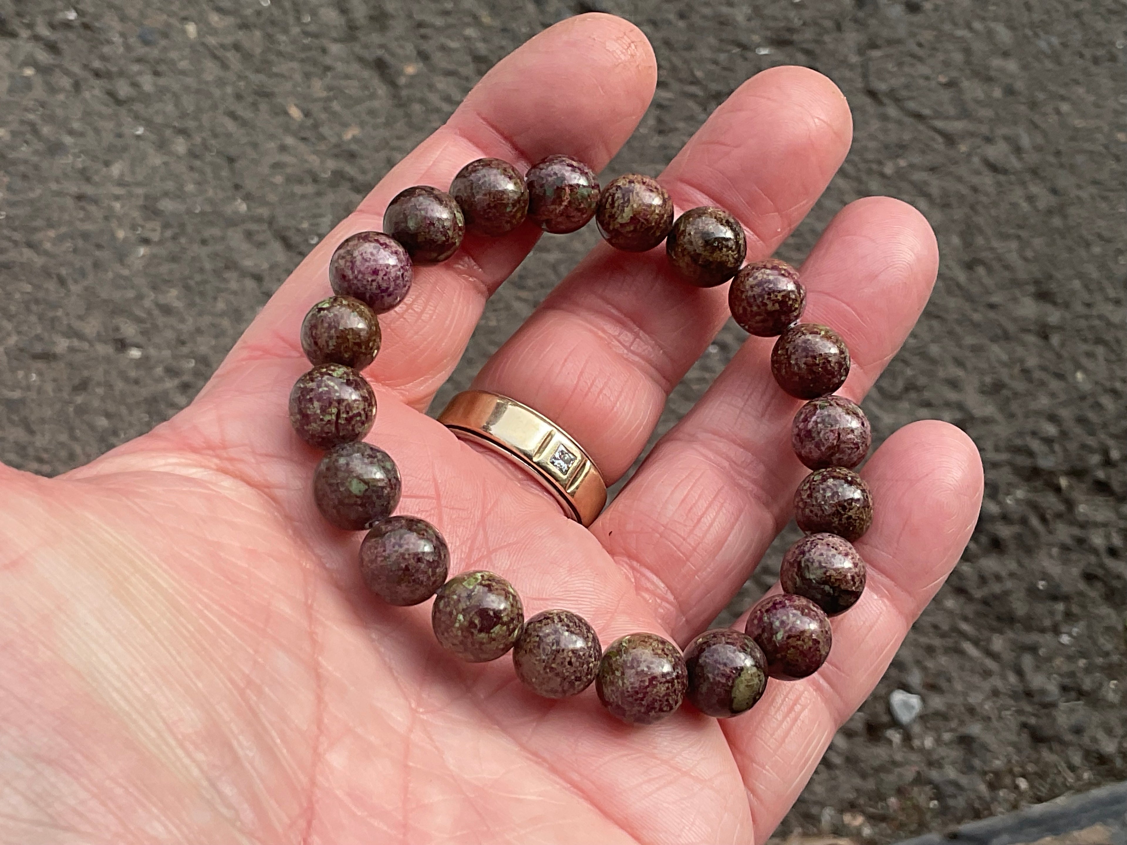 Atlantisite 10mm Bead Bracelet