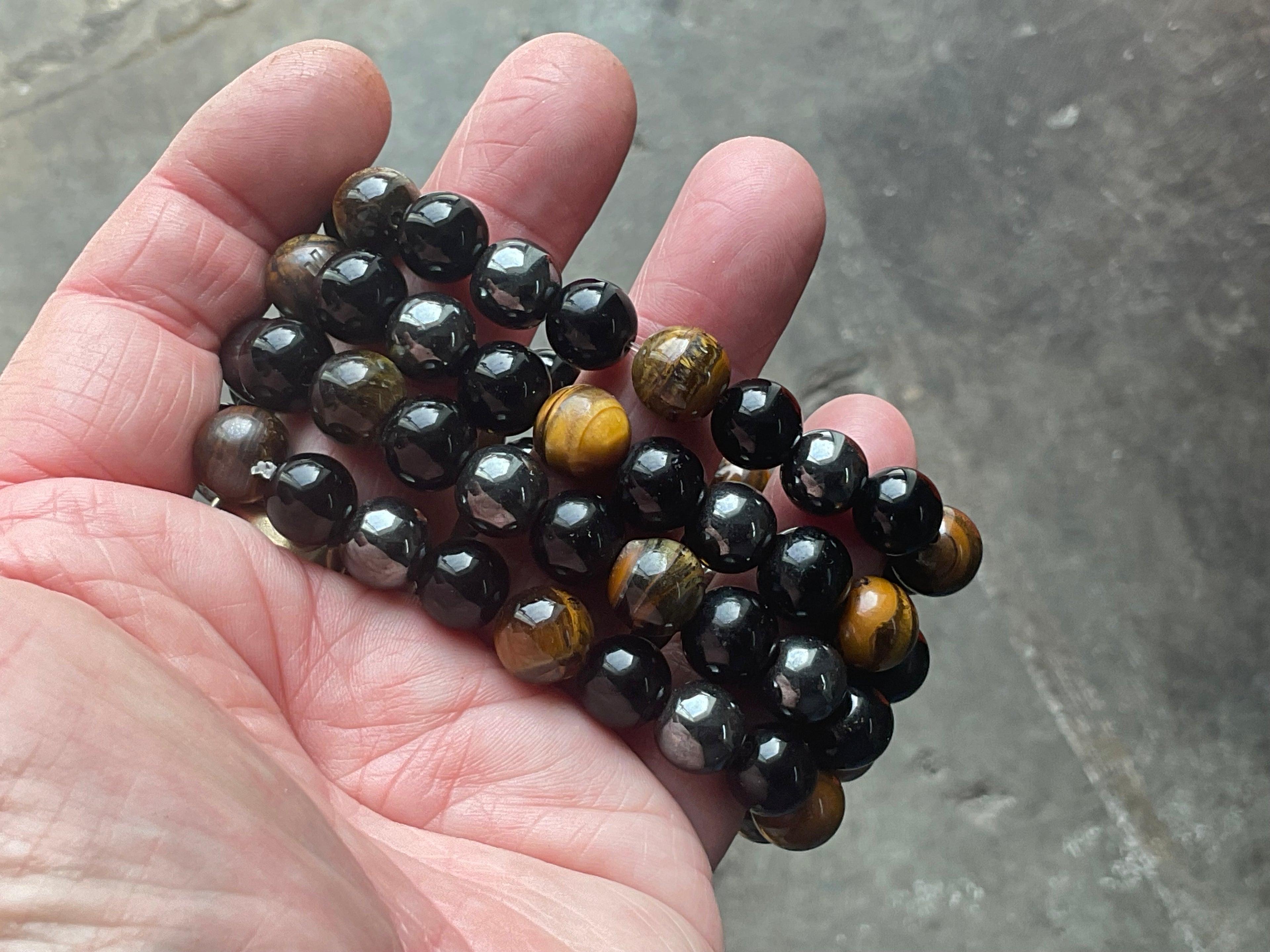 Triple Protection 10mm Bead Bracelet