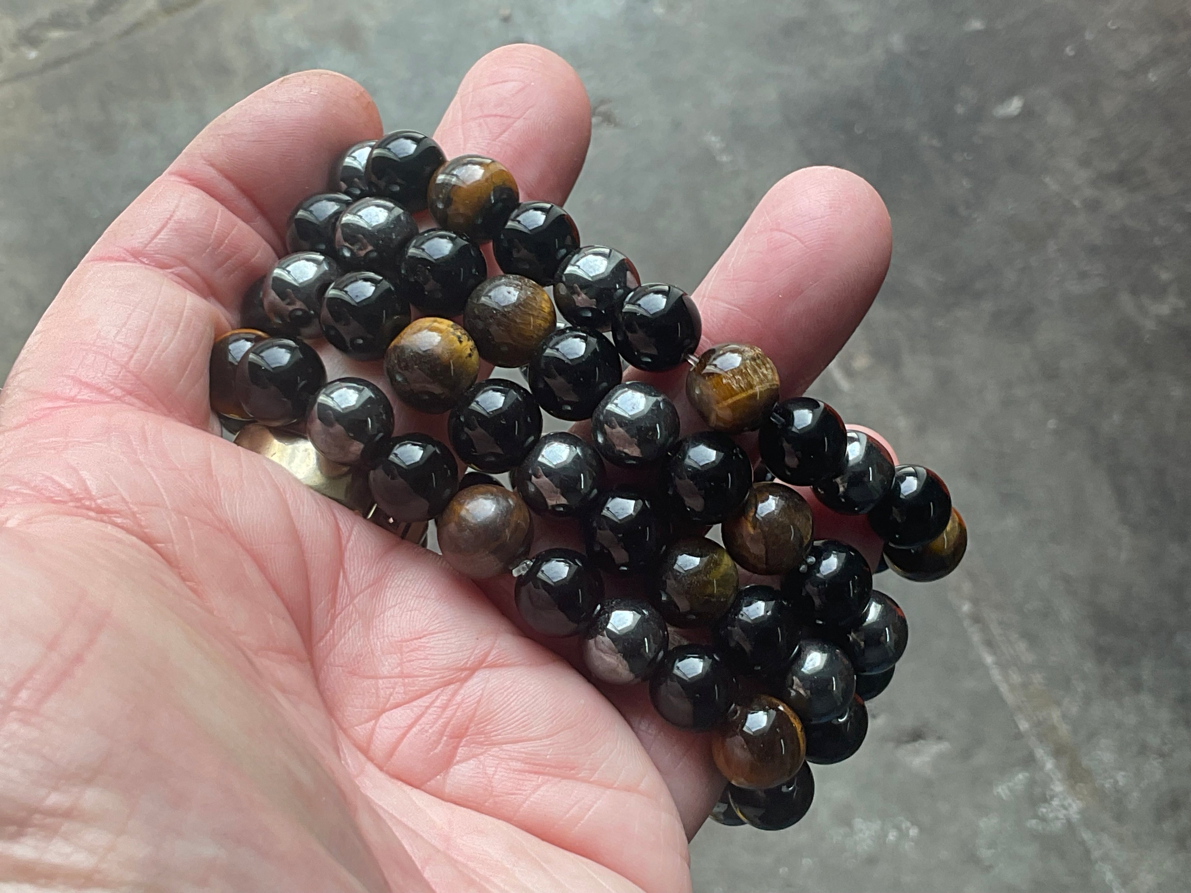 Triple Protection 10mm Bead Bracelet