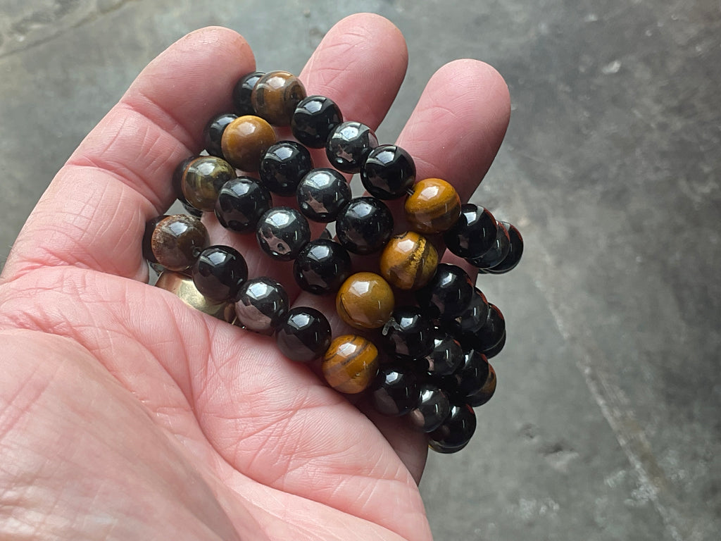 Triple Protection 10mm Bead Bracelet