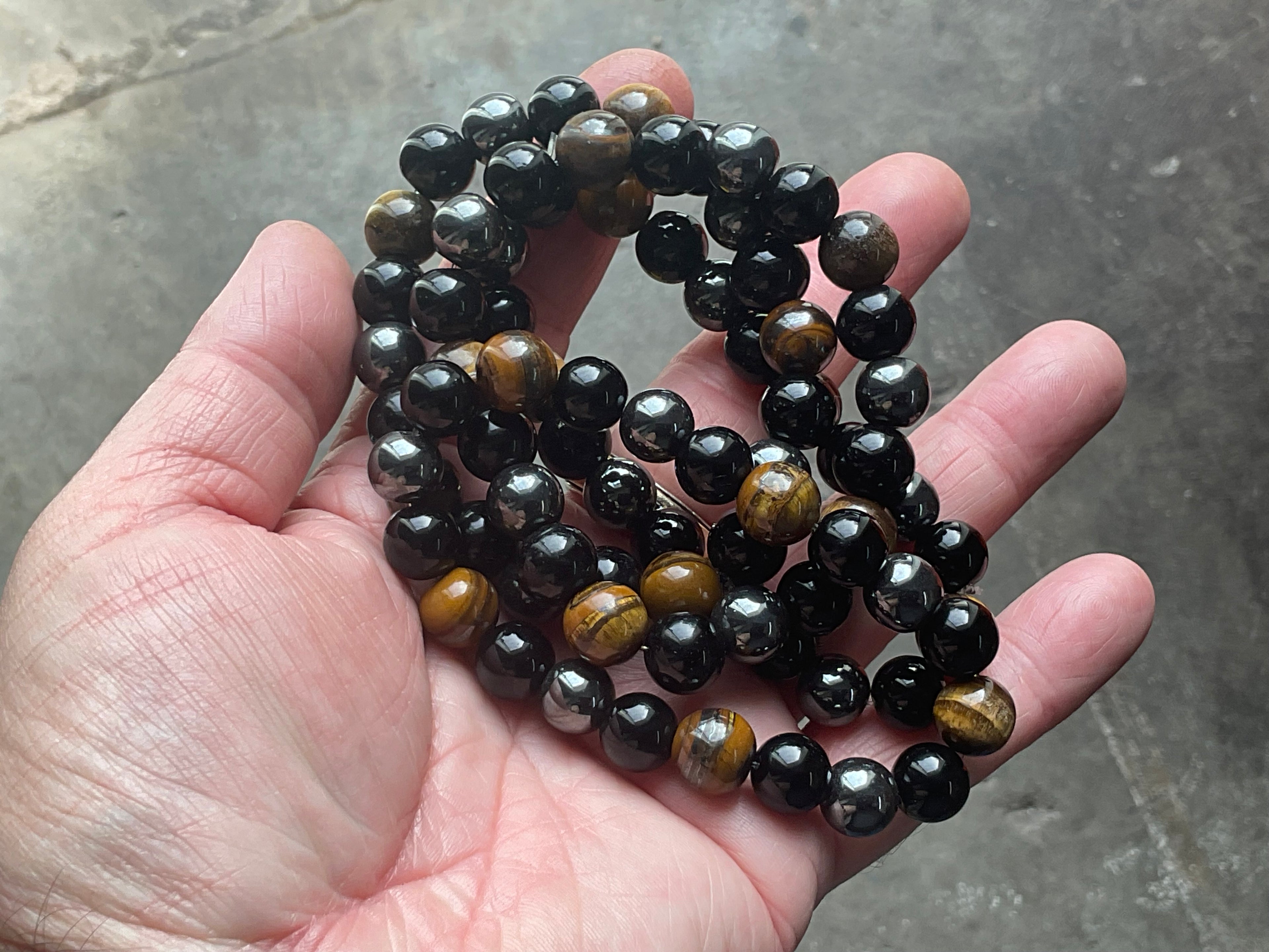 Triple Protection 10mm Bead Bracelet
