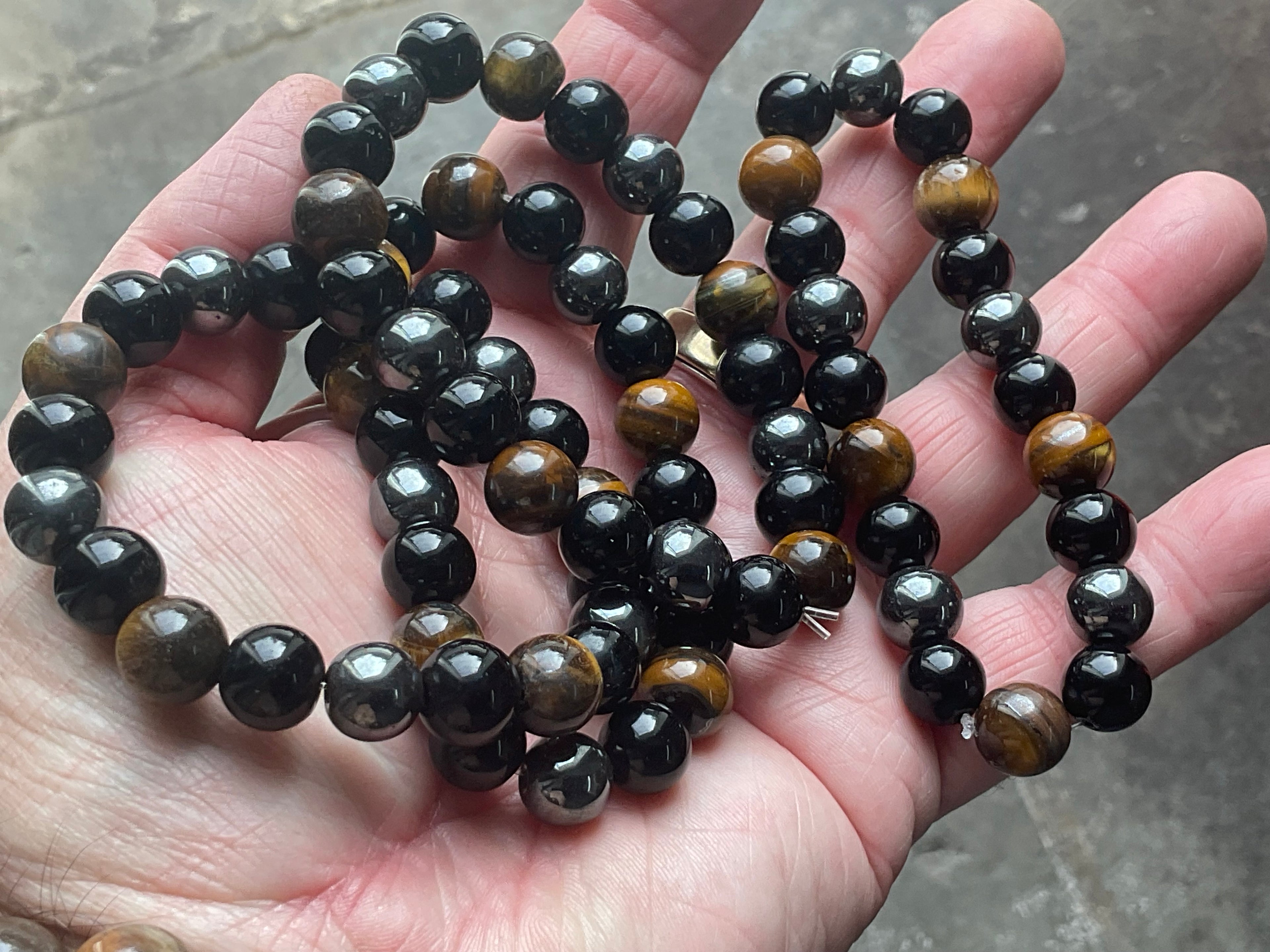 Triple Protection 10mm Bead Bracelet