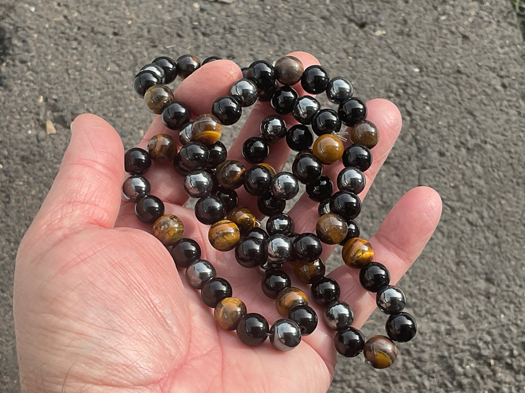 Triple Protection 10mm Bead Bracelet