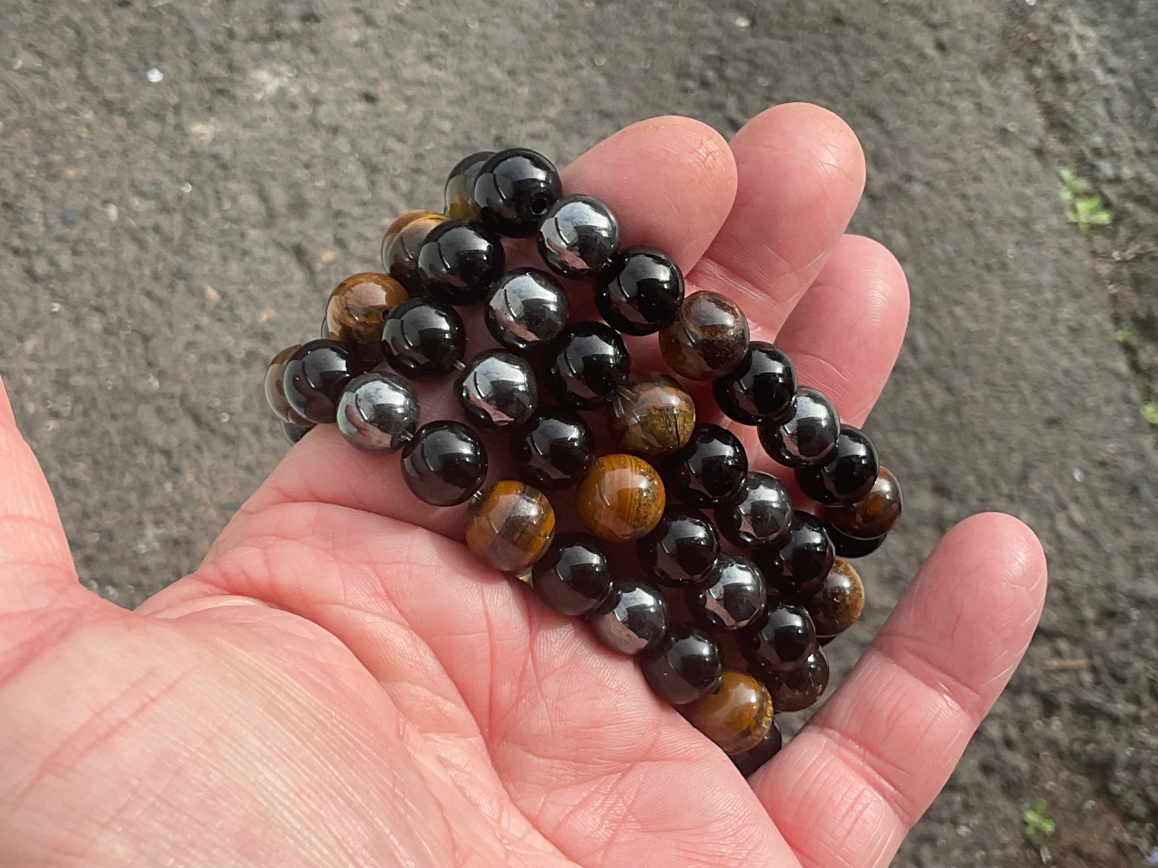 Triple Protection 10mm Bead Bracelet