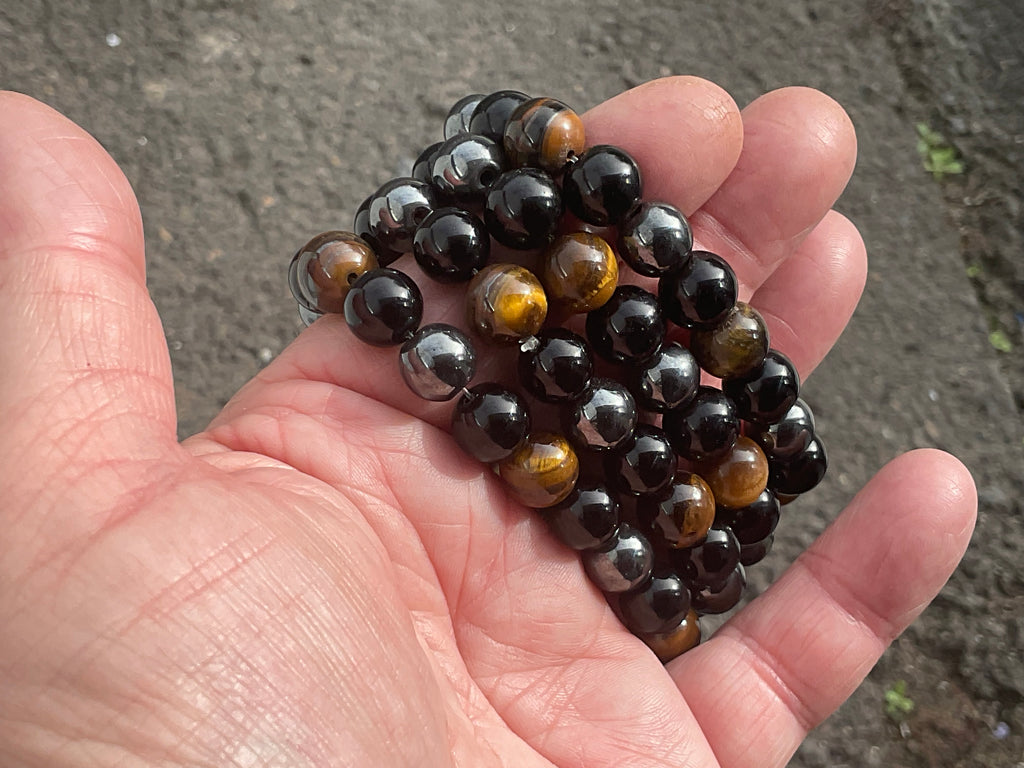 Triple Protection 10mm Bead Bracelet