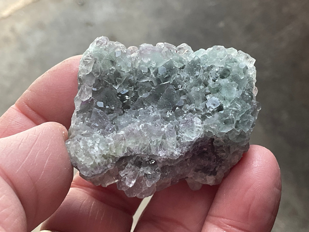 60g Green/Purple Sugar Fluorite Specimen 5A