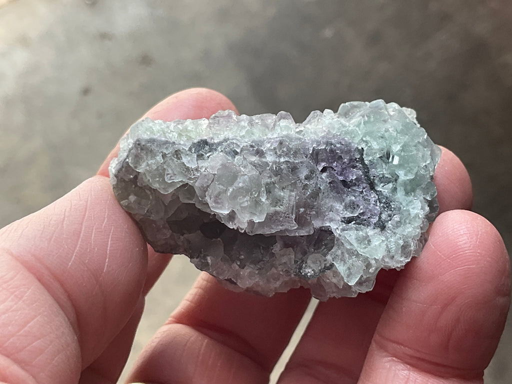 60g Green/Purple Sugar Fluorite Specimen 5A