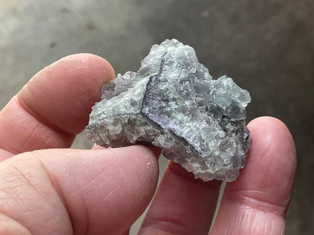 60g Green/Purple Sugar Fluorite Specimen 5A