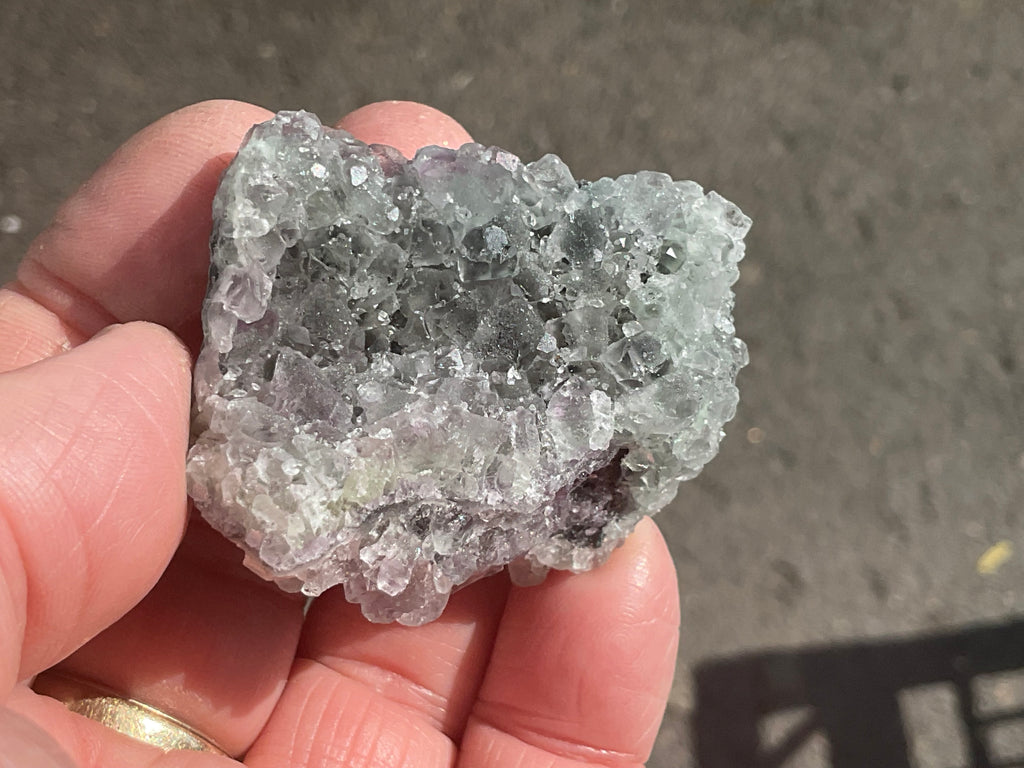 60g Green/Purple Sugar Fluorite Specimen 5A