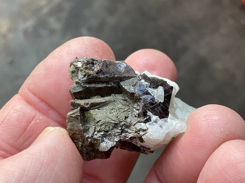 24g Australian Datolite on Axinite Specimen