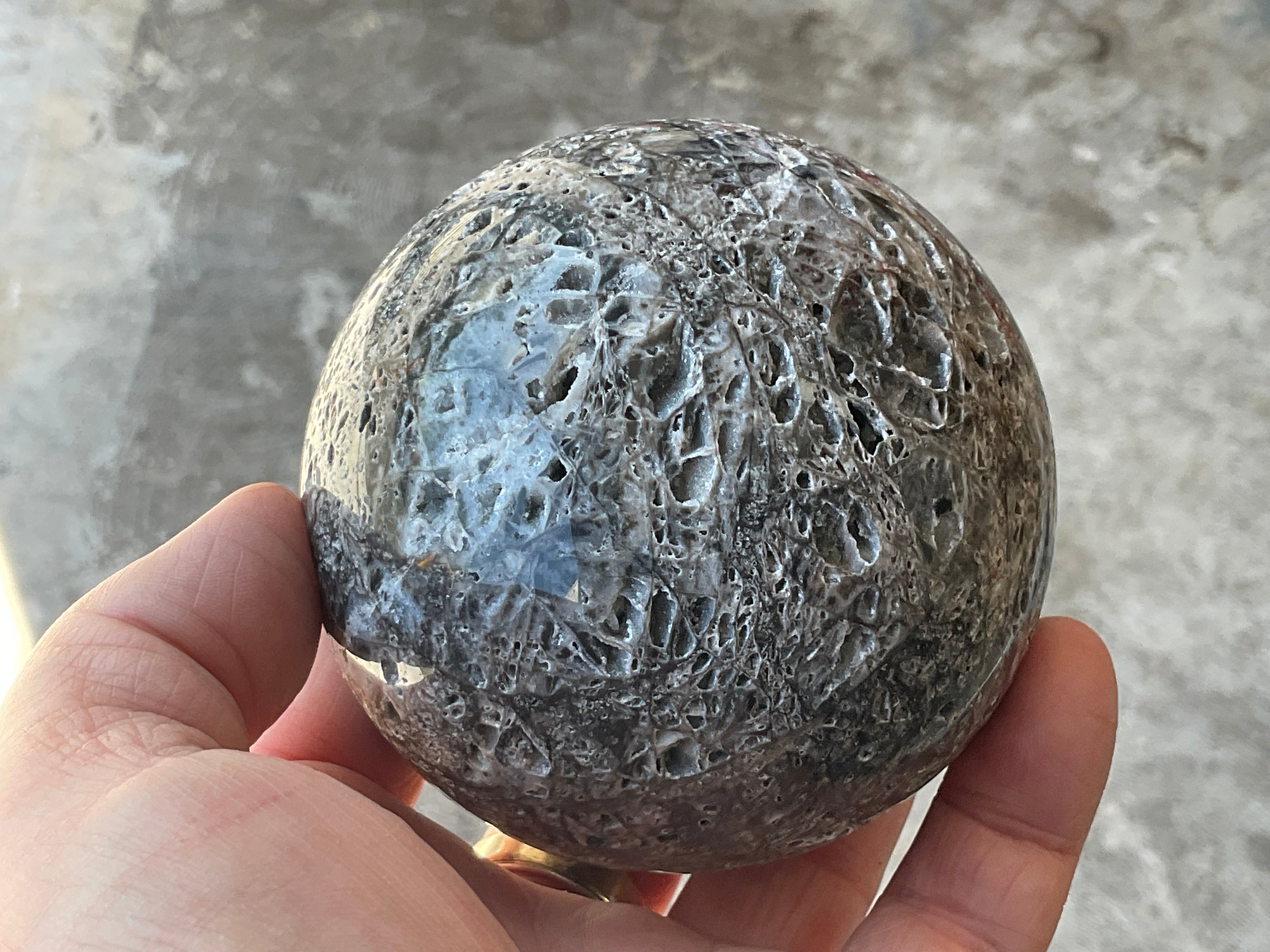 618g Sphalerite Sphere 2B