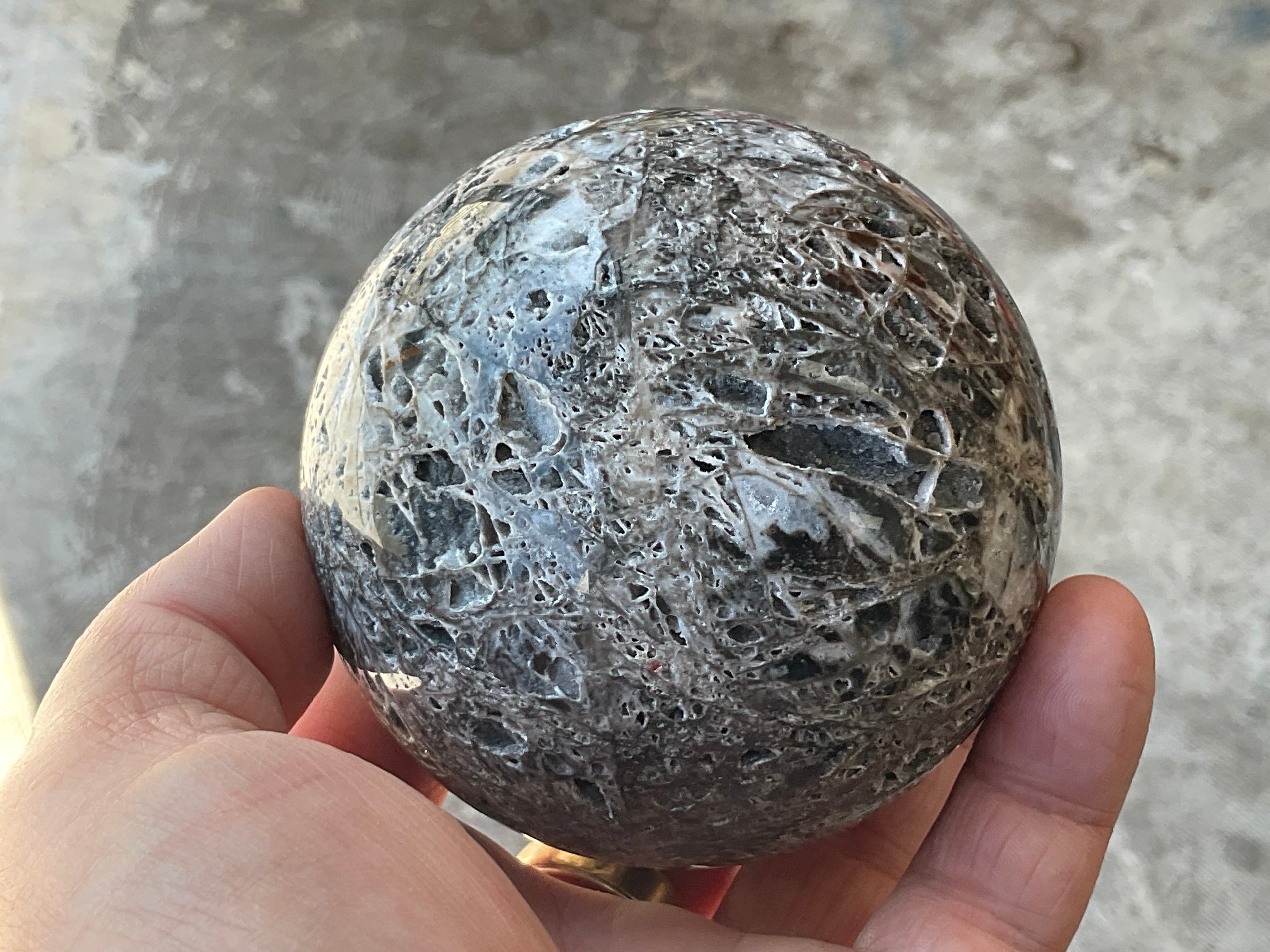 618g Sphalerite Sphere 2B