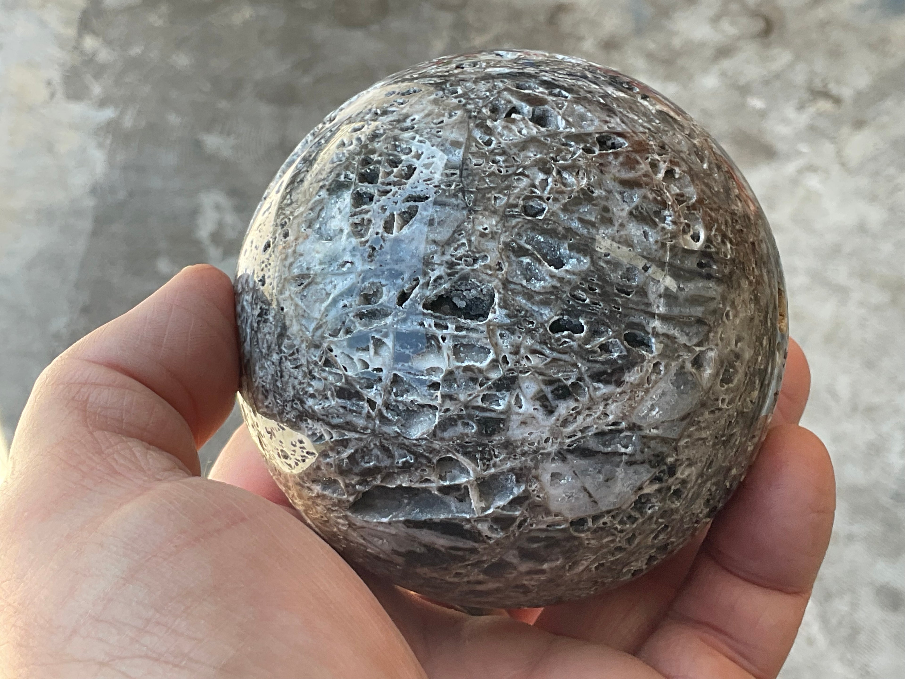 618g Sphalerite Sphere 2B