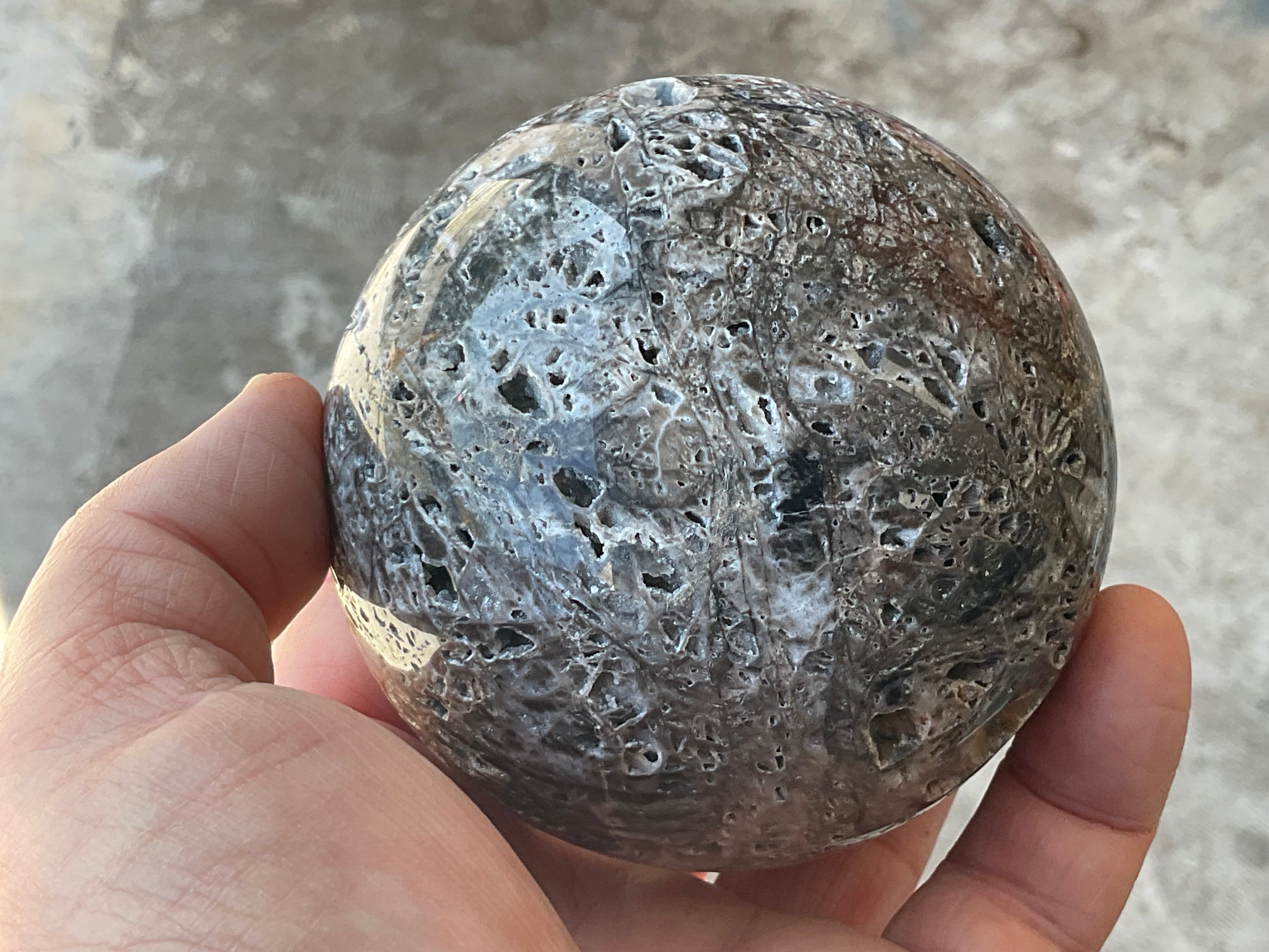 618g Sphalerite Sphere 2B