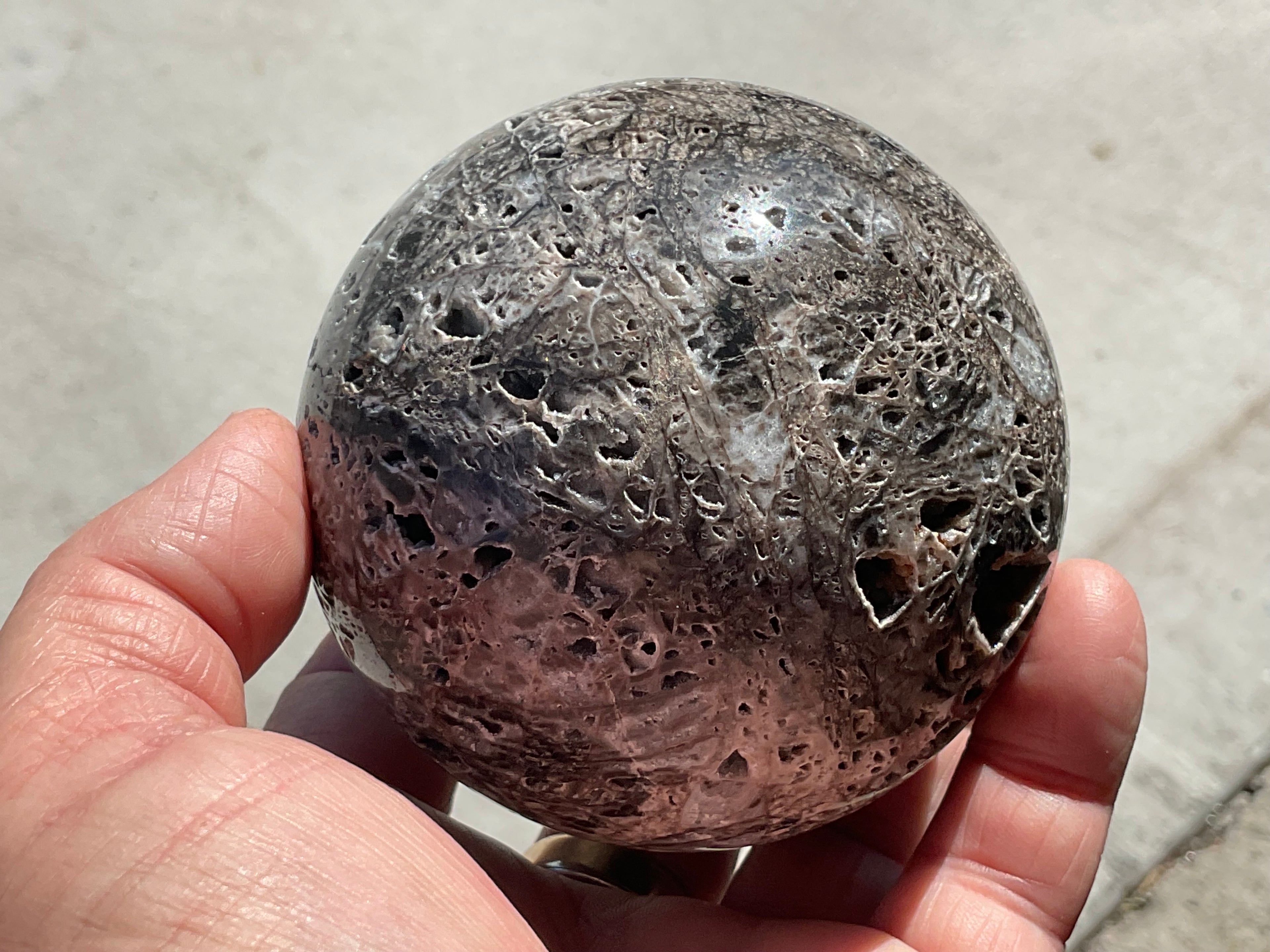 618g Sphalerite Sphere 2B
