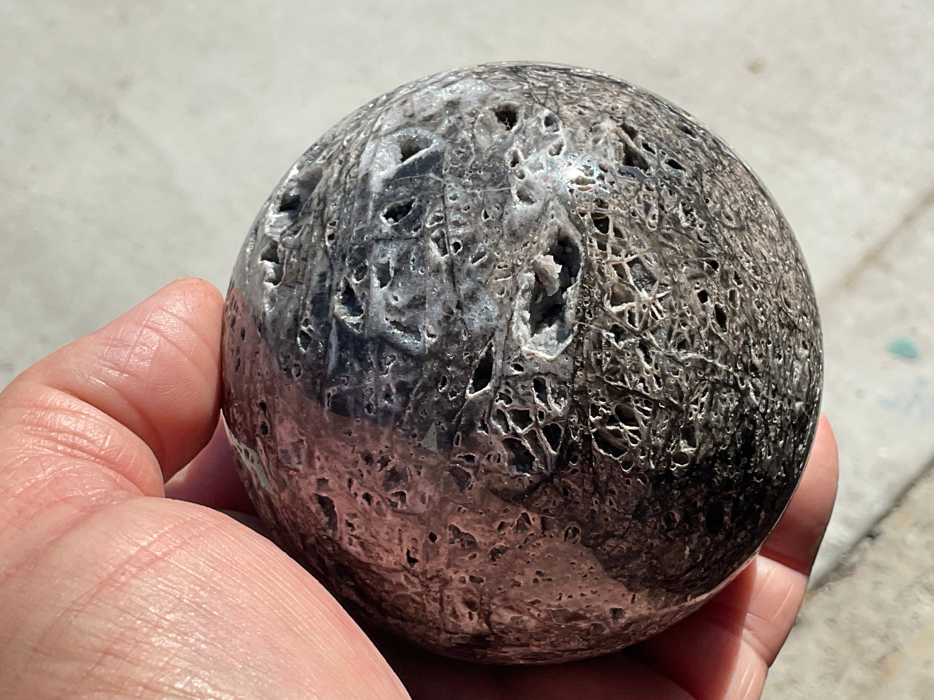 618g Sphalerite Sphere 2B